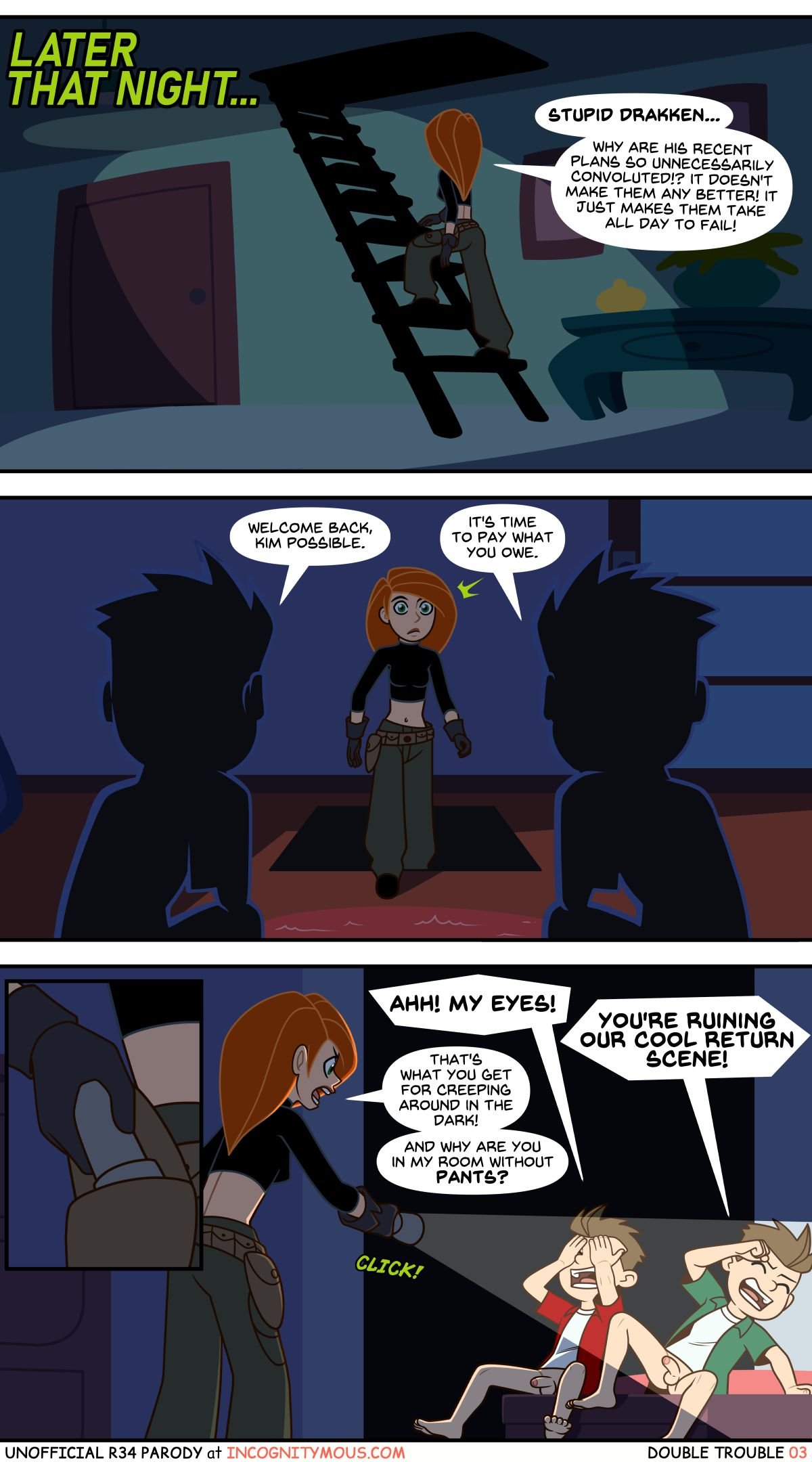 Double Trouble (Kim Possible) [Incognitymous] 1 . Double Trouble - Chapter 1 (Kim Possible) [Incognitymous] – page 3