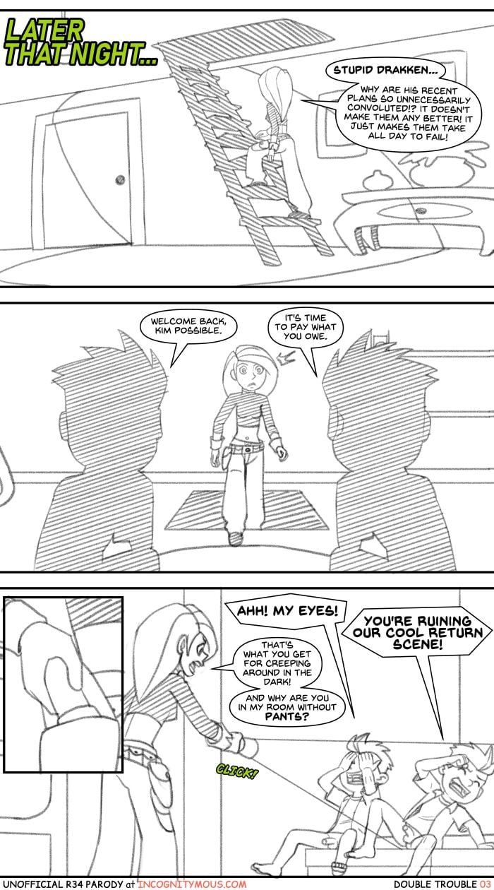 Double Trouble (Kim Possible) [Incognitymous] 1.5 . Double Trouble - Chapter 1 (Kim Possible) [Incognitymous] – page 3