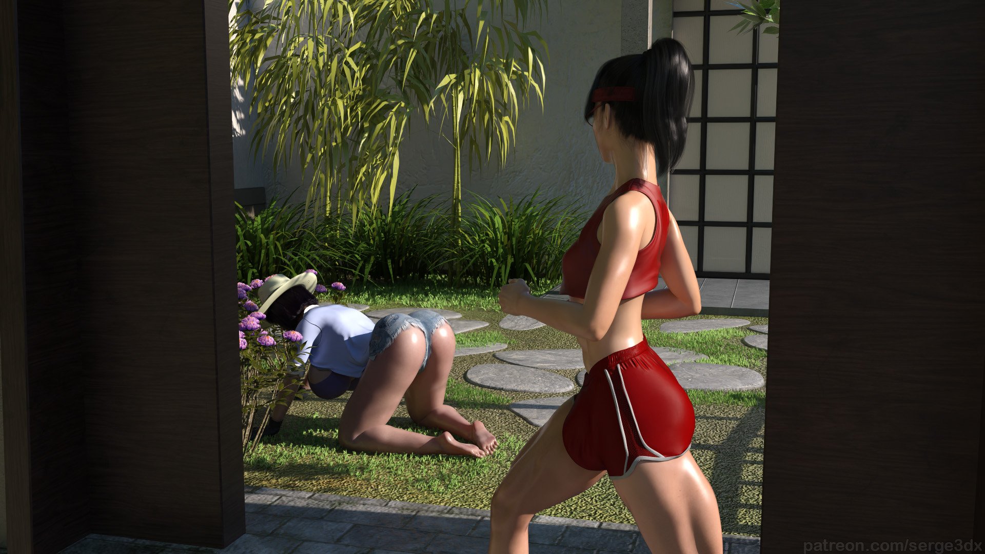 Hinata and Sarada (Naruto) [Serge3DX] 1.5 . Hinata and Sarada - Textless - Chapter 1 (Naruto) [Serge3DX] – page 10