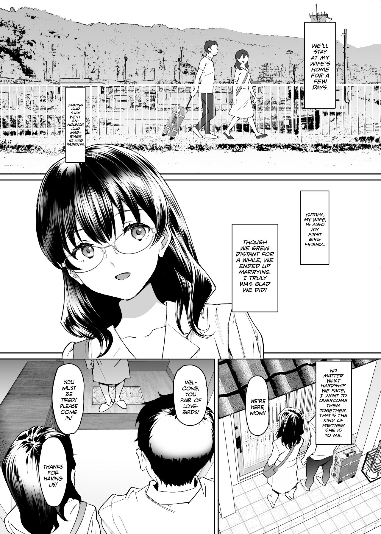 I visited my in-laws to announce my marriage and ended up fucking my wife’s little sister silly! [Nyaa no Esa] 1 . I visited my in-laws to announce my marriage and ended up fucking my wife's little sister silly!  - Chapter 1 [Nyaa no Esa] – page 3