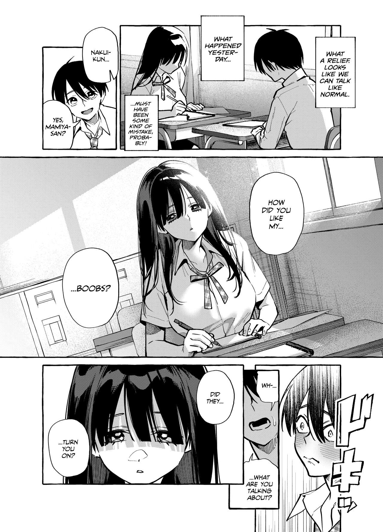 Mamiya shows off her boobs [Yamagara Tasuku , Karasuma Yayoi] 1 . Mamiya shows off her boobs - Chapter 1 [Yamagara Tasuku , Karasuma Yayoi] – page 11