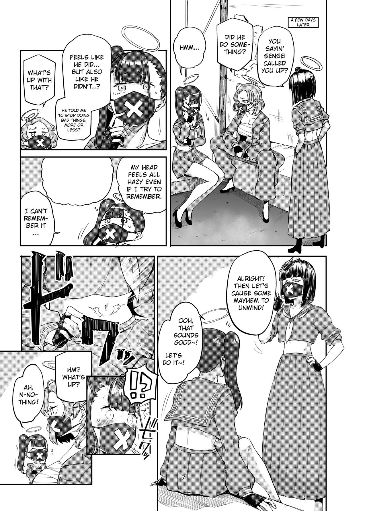Miss Delinquent’s Punishment Club (Blue Archive) [Miyoshi] 1 . Miss Delinquent's Punishment Club - Chapter 1 (Blue Archive) [Miyoshi] – page 7