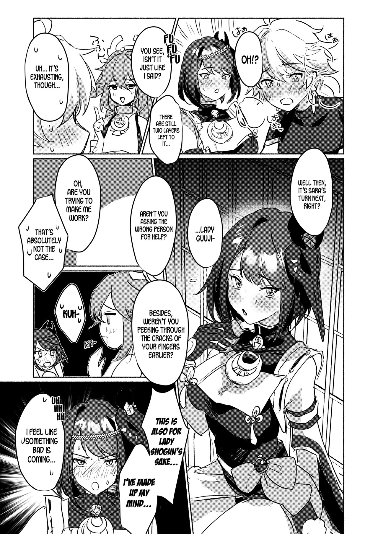 Triumvirates and the F**k or Die Domain (Genshin Impact) [Homina Mia] 1 . Triumvirates and the F**k or Die Domain - Chapter 1 (Genshin Impact) [Homina Mia] – page 9