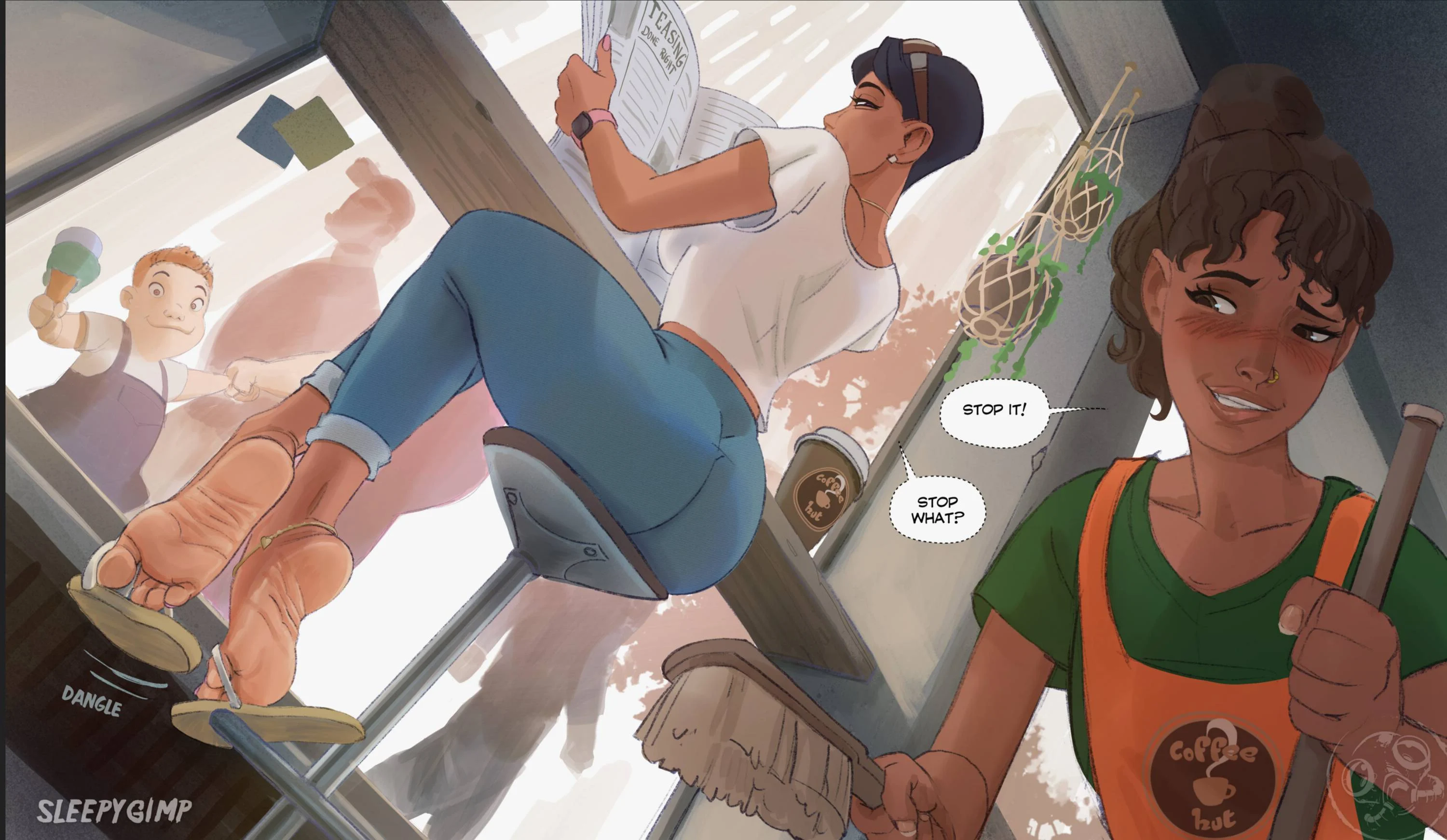 Seduced Barista [Sleepy Gimp] Bonus – page 7
