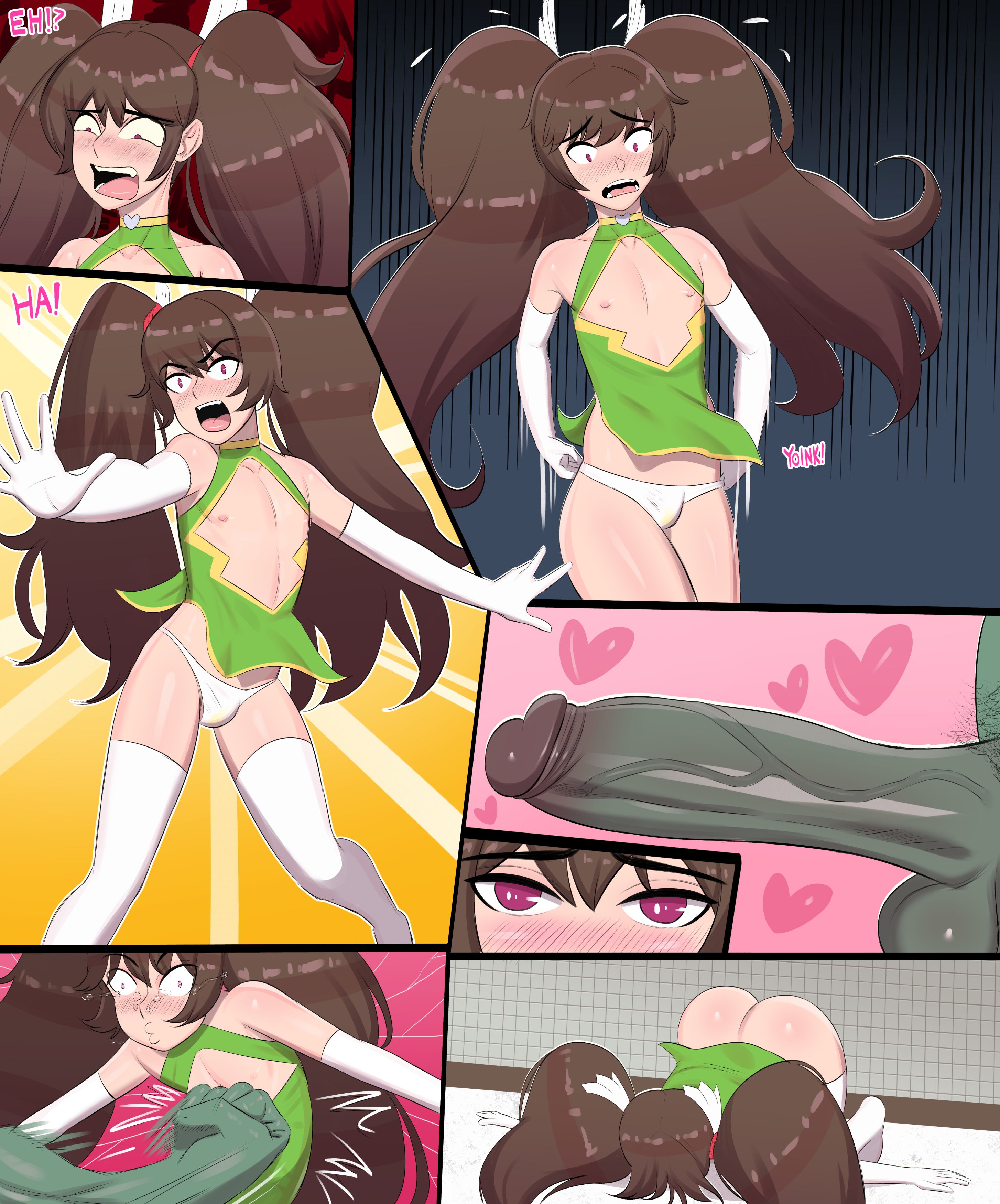 Shikanosuke Becomes a Girl… in the Men’s Bathroom (Taimanin Asagi) [BDOne] 1 . Shikanosuke Becomes a Girl... in the Men's Bathroom  - Chapter 1 (Taimanin Asagi) [BDOne] – page 3