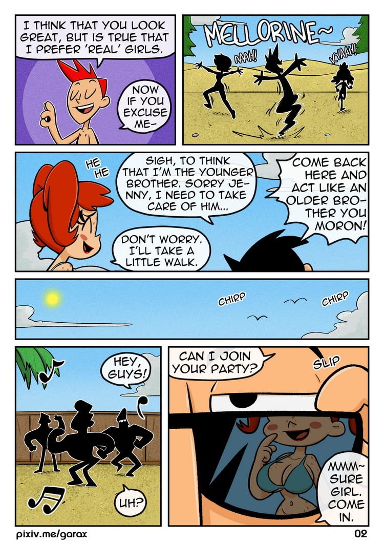 XJ-9 Beach (My Life As A Teenage Robot) [Garabatoz] 1 . XJ-9 Beach - Chapter 1 (My Life As A Teenage Robot) [Garabatoz] – page 3