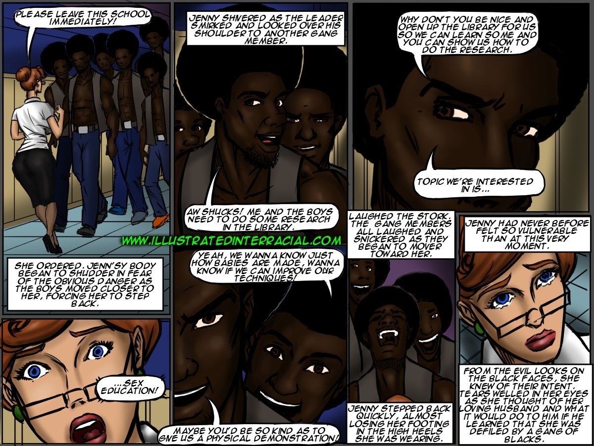 Lust For The Librarian [IllustratedInterracial] 1 . Lust For The Librarian - Chapter 1 [IllustratedInterracial] – page 7
