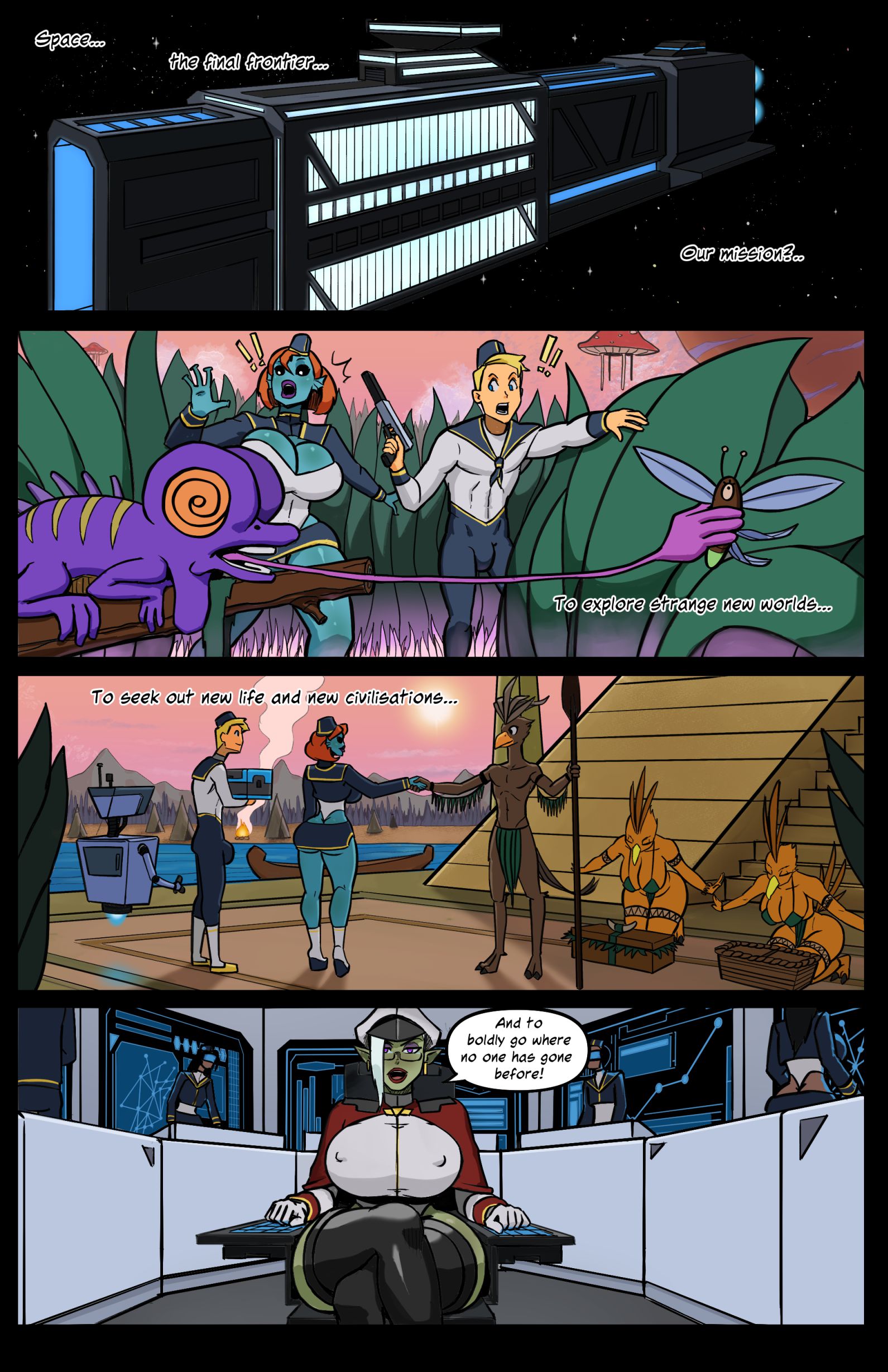 Starship Ensign – Reporting For Booty [Razter] 1 . Starship Ensign - Reporting For Booty  - Chapter 1 [Razter] – page 2