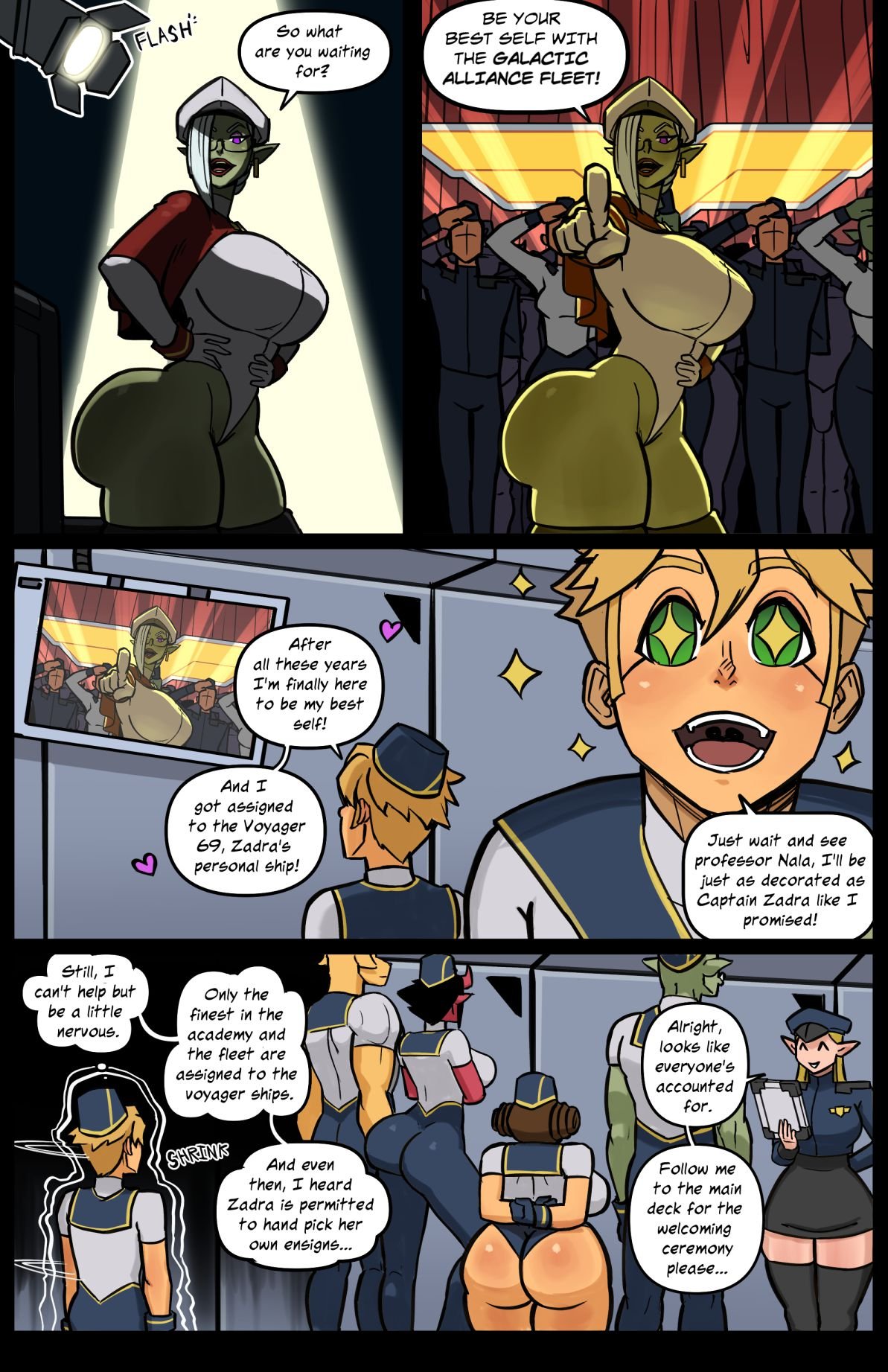 Starship Ensign – Reporting For Booty [Razter] 1 . Starship Ensign - Reporting For Booty  - Chapter 1 [Razter] – page 3