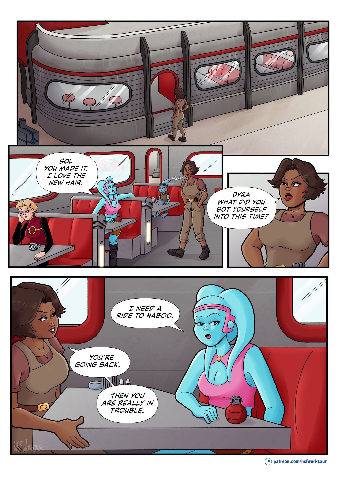 Dyra Nett (Star Wars) [Rivex] 2 . Dyra Nett - Chapter 2 (Star Wars) [Rivex] – page 16