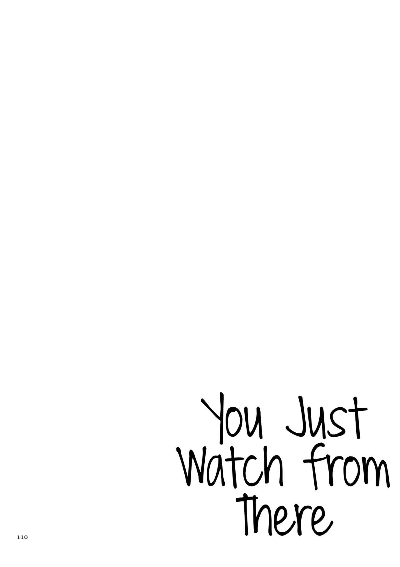 You Just Watch from There – page 110