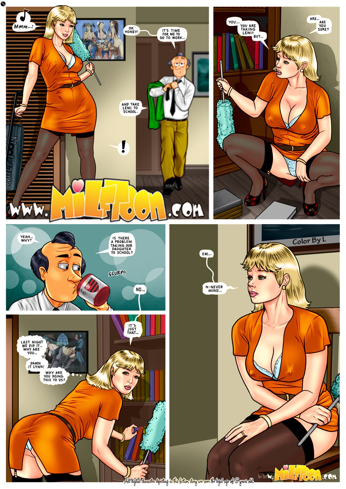 A Loud House (The Loud House) [MILFToon] 1 . A Loud House - Color By L - Chapter 1 (The Loud House) [MILFToon] – page 1
