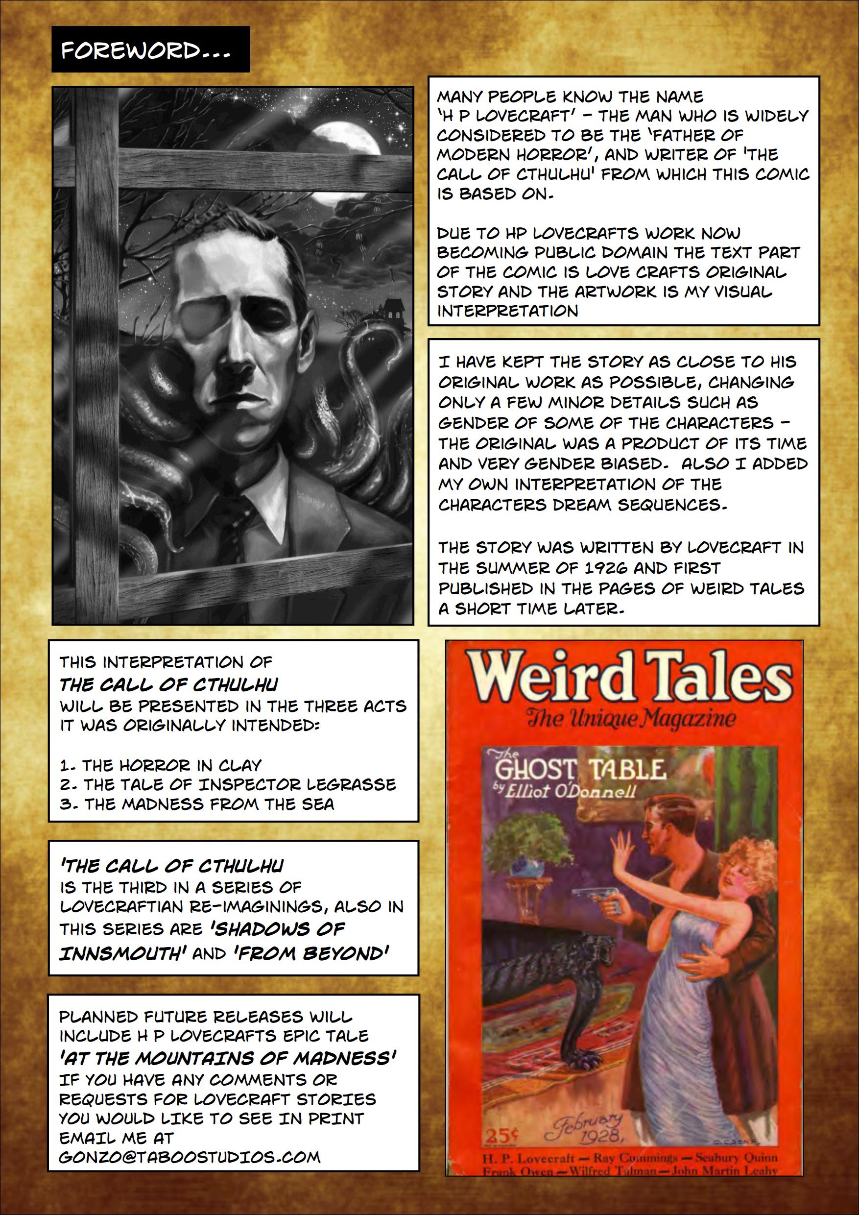 The Call Of Cthulhu [Gonzo Studios] 0 . The Call Of Cthulhu - Chapter 0 [Gonzo Studios] – page 2