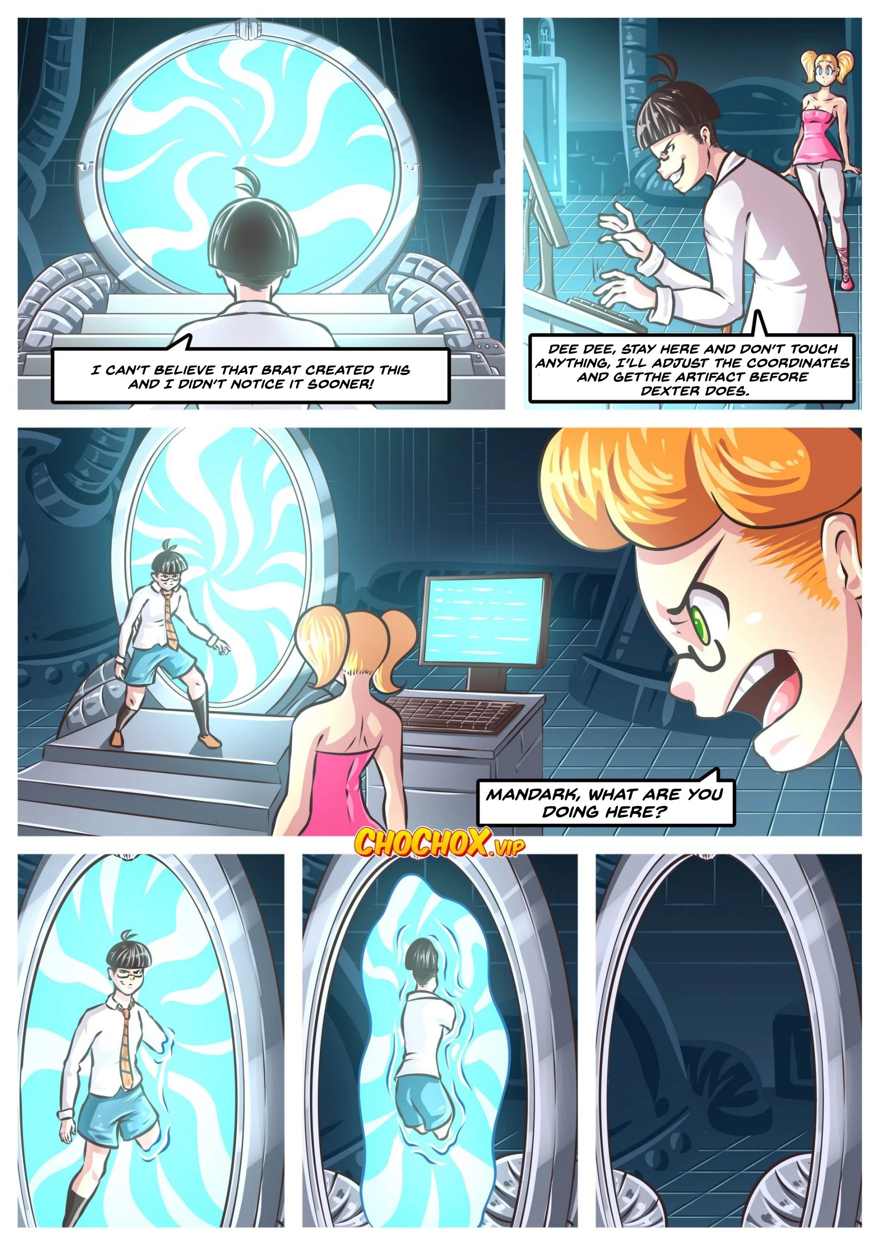 Between Dimensions (Dexter’s Laboratory) [Crock Comix] 1.5 . Between Dimensions - ENGLISH - Chapter 1 (Dexter’s Laboratory) [Crock Comix] – page 8