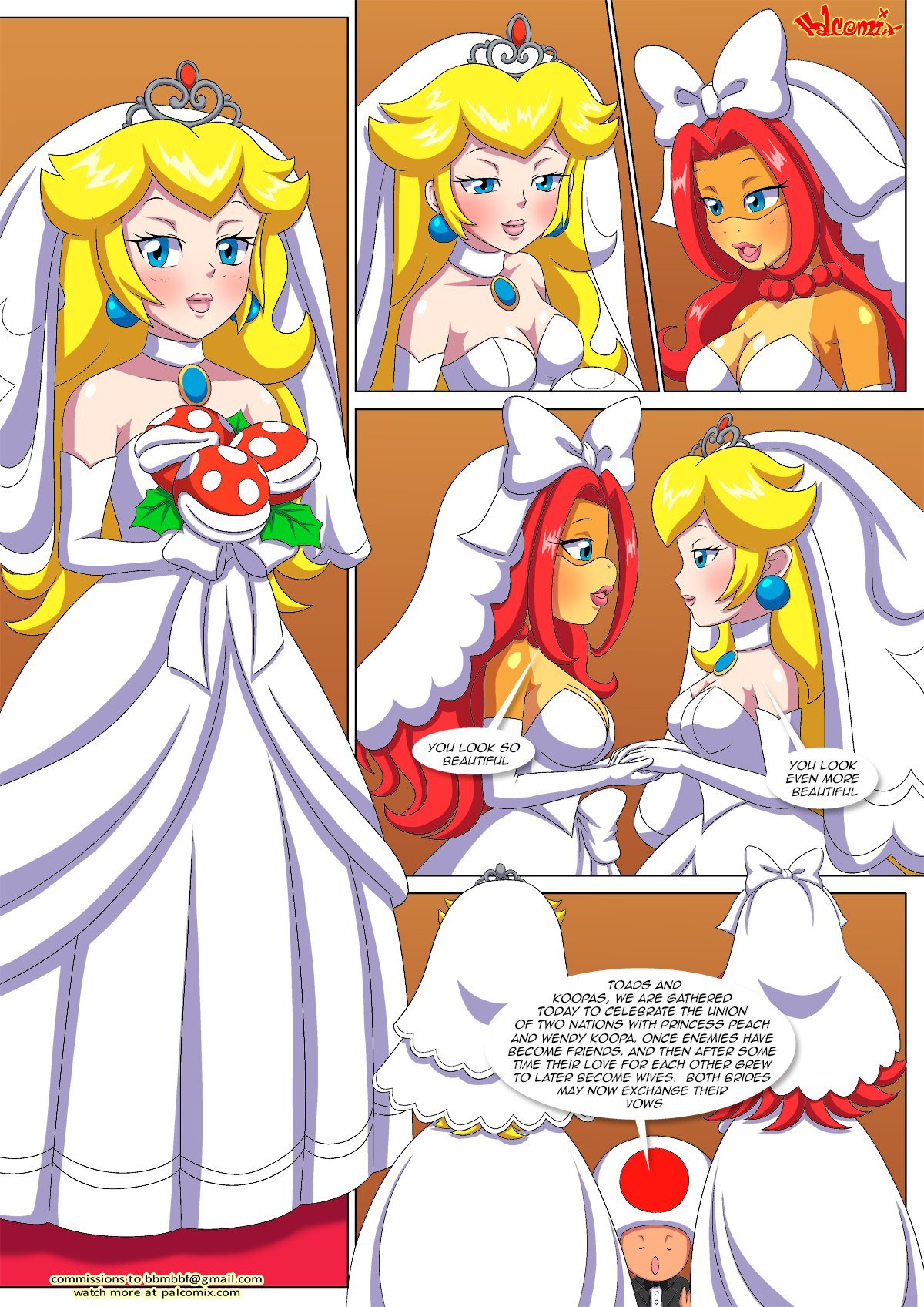Peach X Wendy (Mario) [Palcomix] 3 . Peach X Wendy - Chapter 3 (Mario) [Palcomix] – page 3