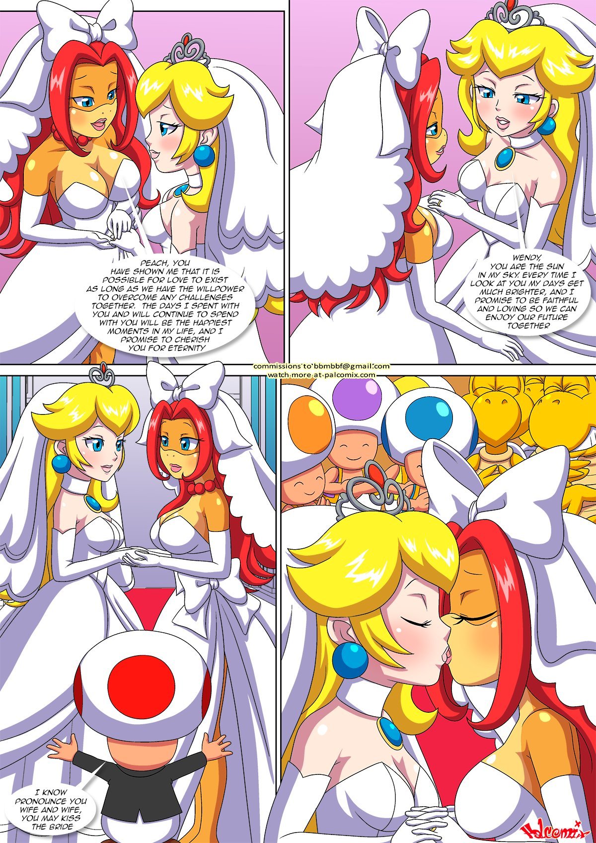 Peach X Wendy (Mario) [Palcomix] 3 . Peach X Wendy - Chapter 3 (Mario) [Palcomix] – page 4