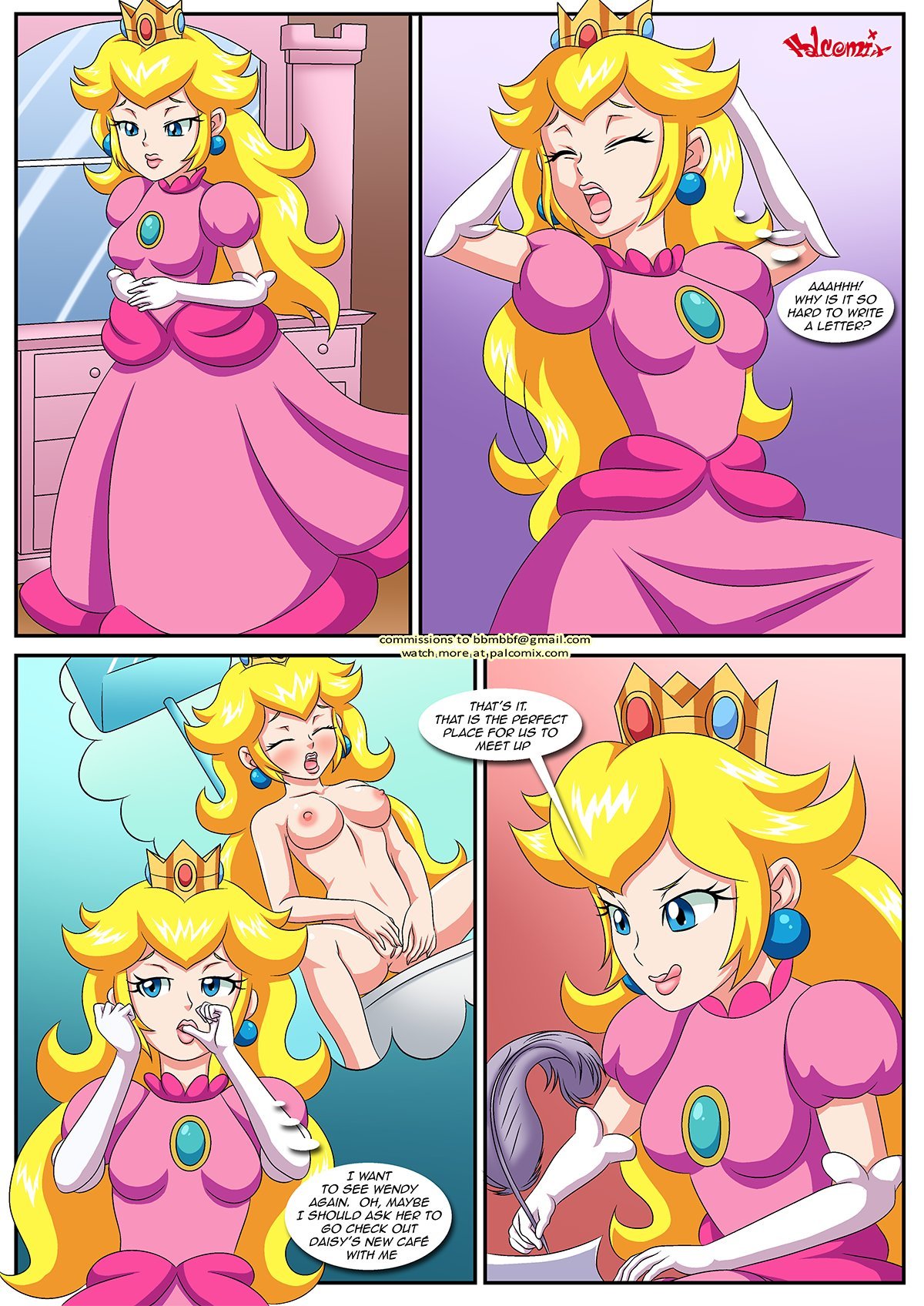 Peach X Wendy (Mario) [Palcomix] 2 . Peach X Wendy - Chapter 2 (Mario) [Palcomix] – page 2