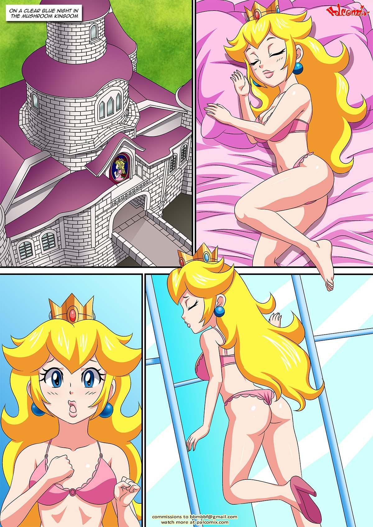 Peach X Wendy (Mario) [Palcomix] 1 . Peach X Wendy - Chapter 1 [Palcomix] – page 2