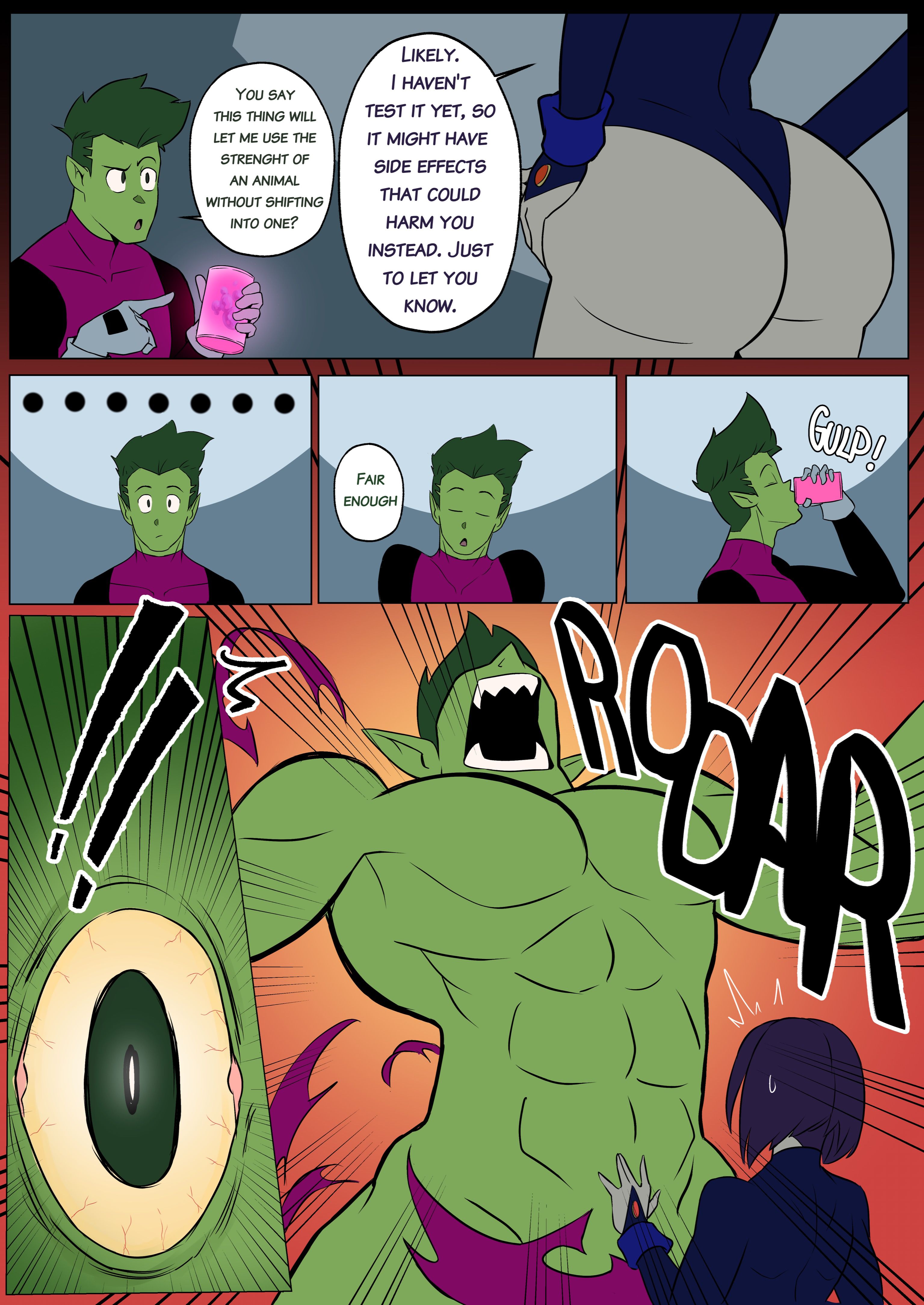 Raven’s Savage Serum (Teen Titans) [Banjabu] 1 . Raven’s Savage Serum - Chapter 1 (Teen Titans) [Banjabu] – page 1