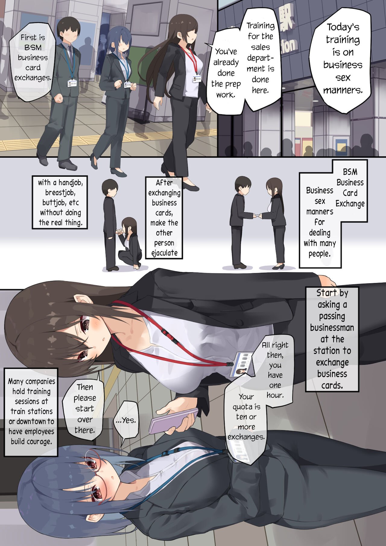 Business Sex Manners [Ogadenmon] 2 . Business Sex Manners - New Employee - Chapter 2 [Ogadenmon] – page 8