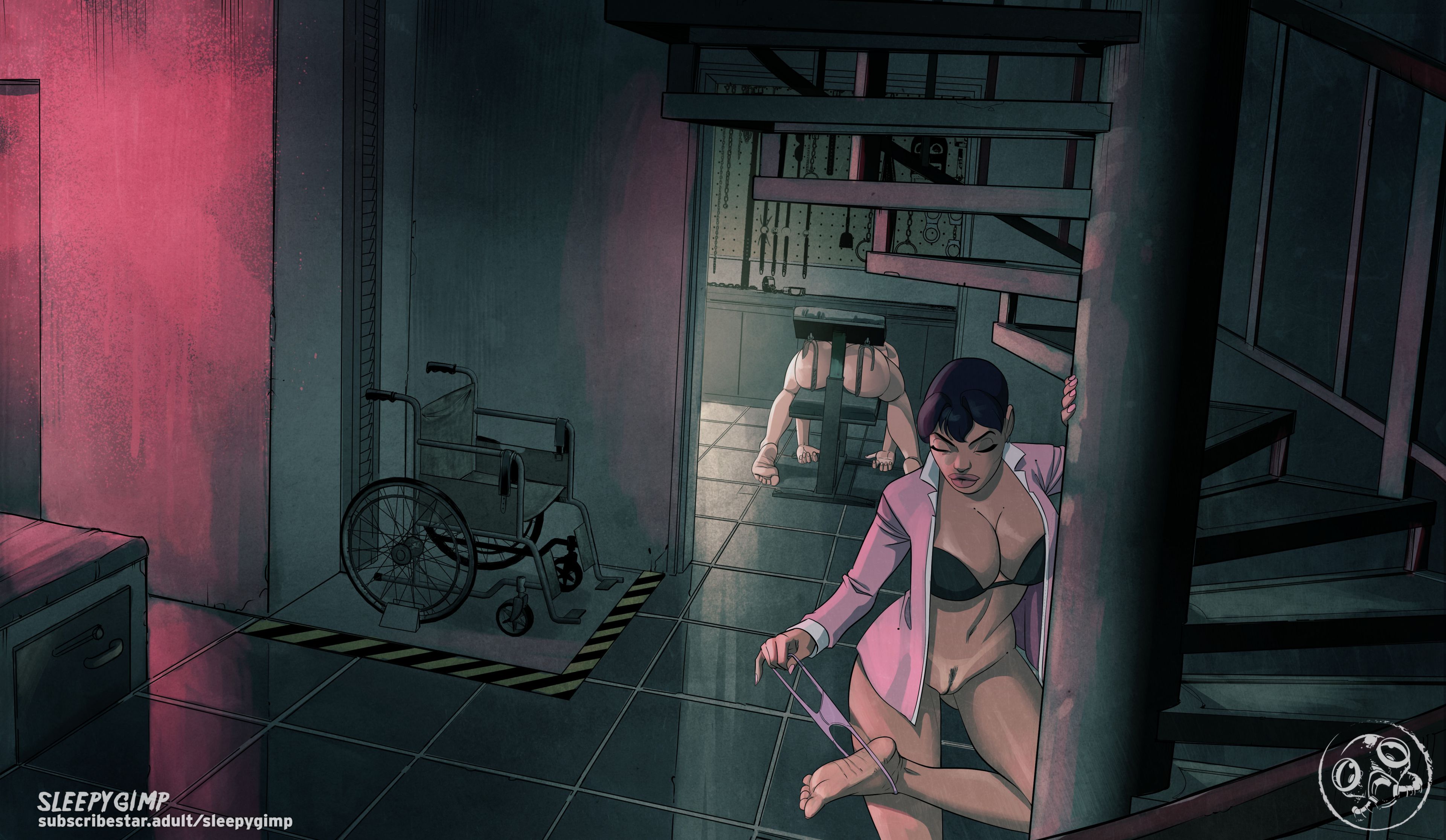 Meanwhile in Violet’s Dungeon [Sleepy Gimp] 1.5 . Meanwhile in Violet's Dungeon - Textless - Chapter 1 [Sleepy Gimp] – page 1