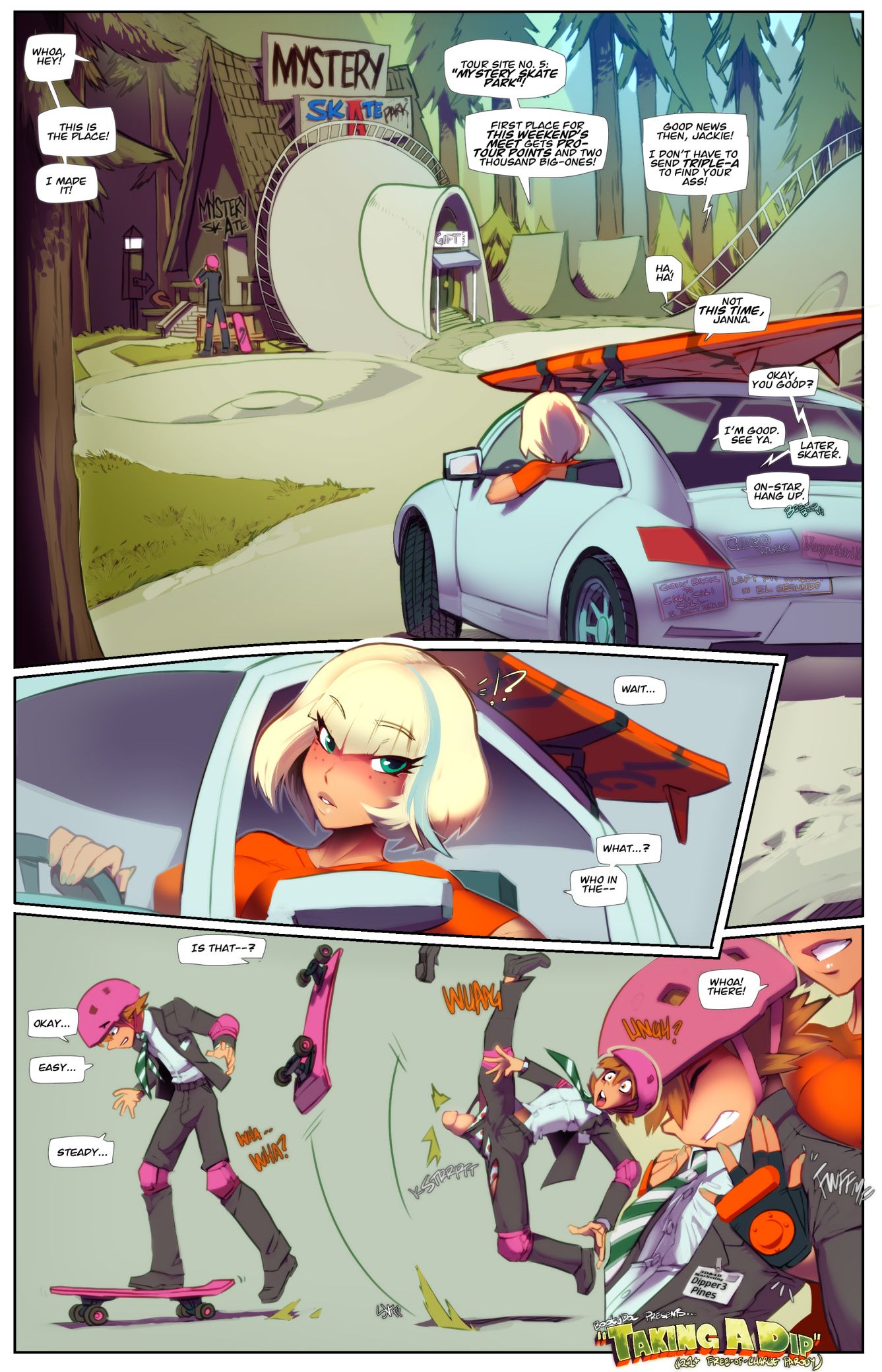 Taking A Dip (Gravity Falls) [Fred Perry] 1 . Taking A Dip - Chapter 1 (Gravity Falls) [Fred Perry] – page 1