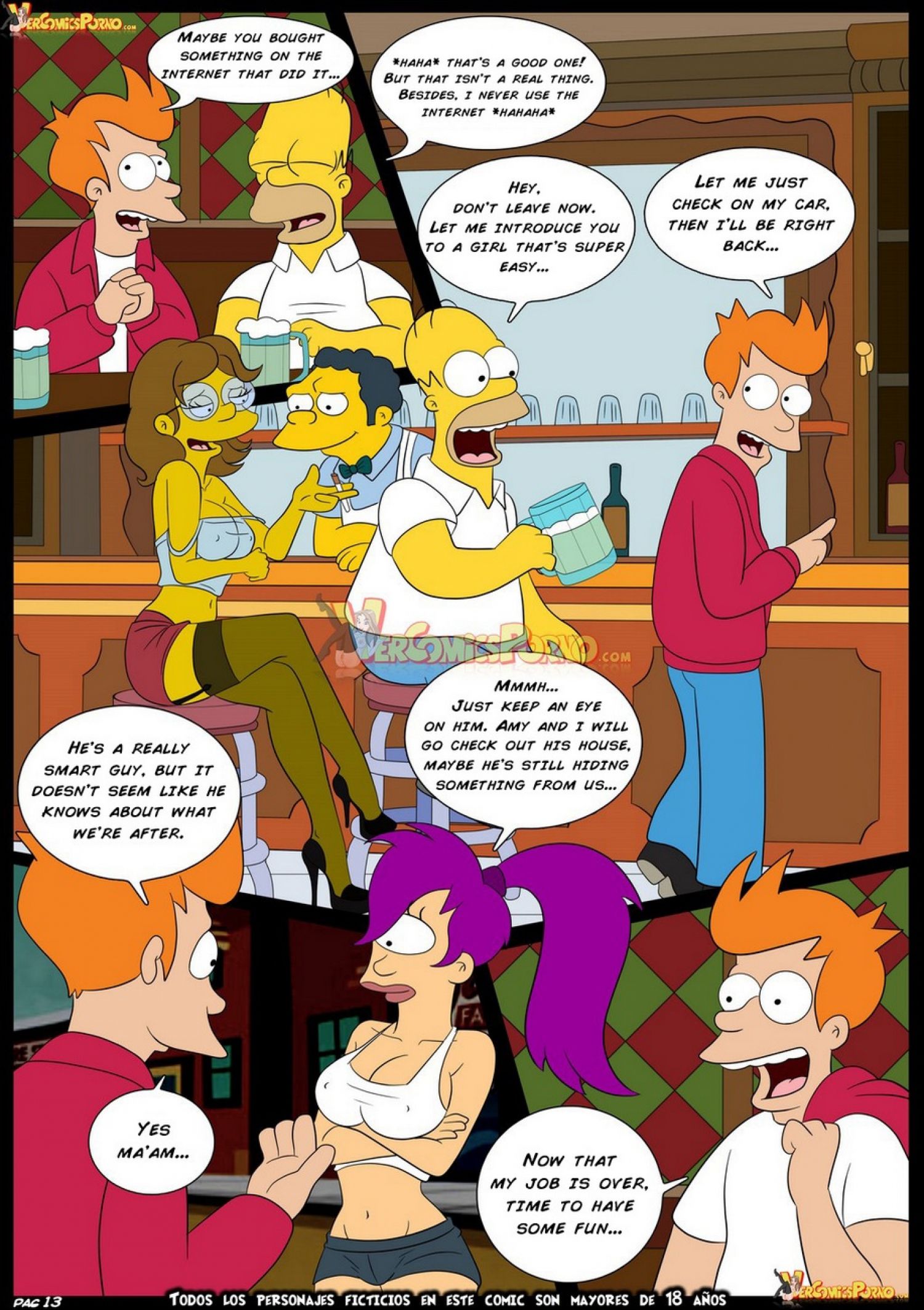 Simpso-Rama! (The Simpsons , Futurama) [Croc] 1 . Simpso-Rama!  - Chapter 1 (The Simpsons , Futurama) [Croc] – page 14