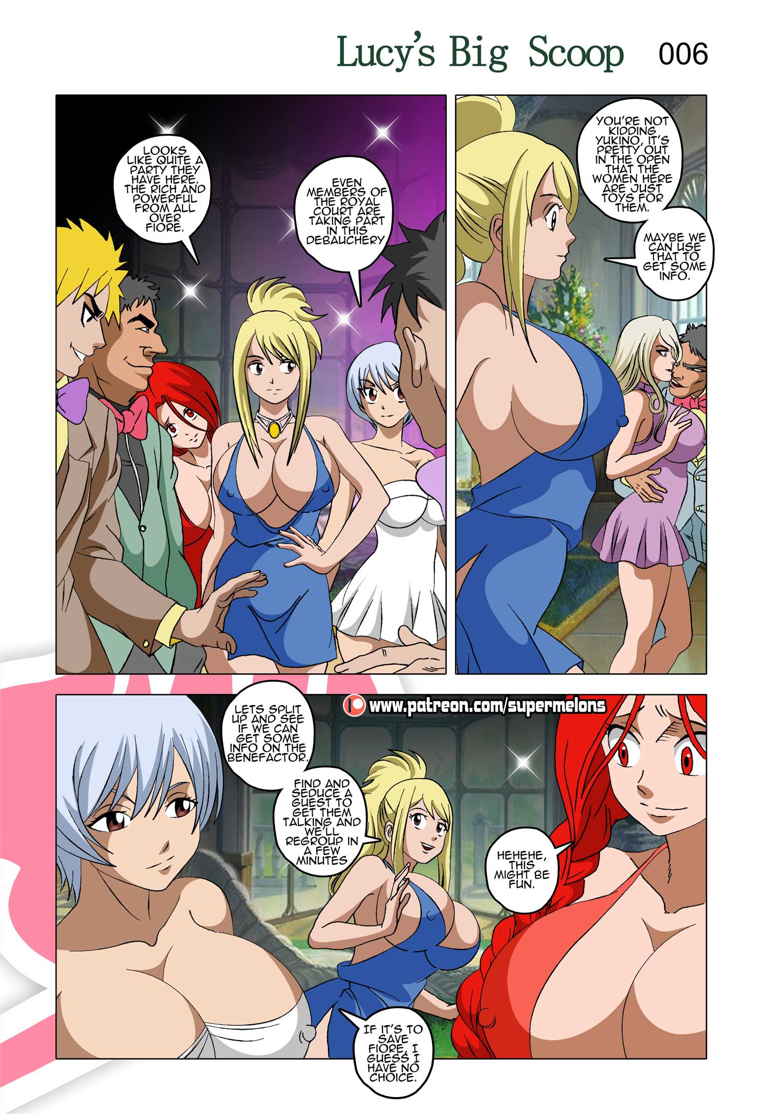 Lucy’s Big Scoop (Fairy Tail) [Super Melons] 1 . Lucy's Big Scoop - Chapter 1 (Fairy Tail) [Super Melons] – page 7