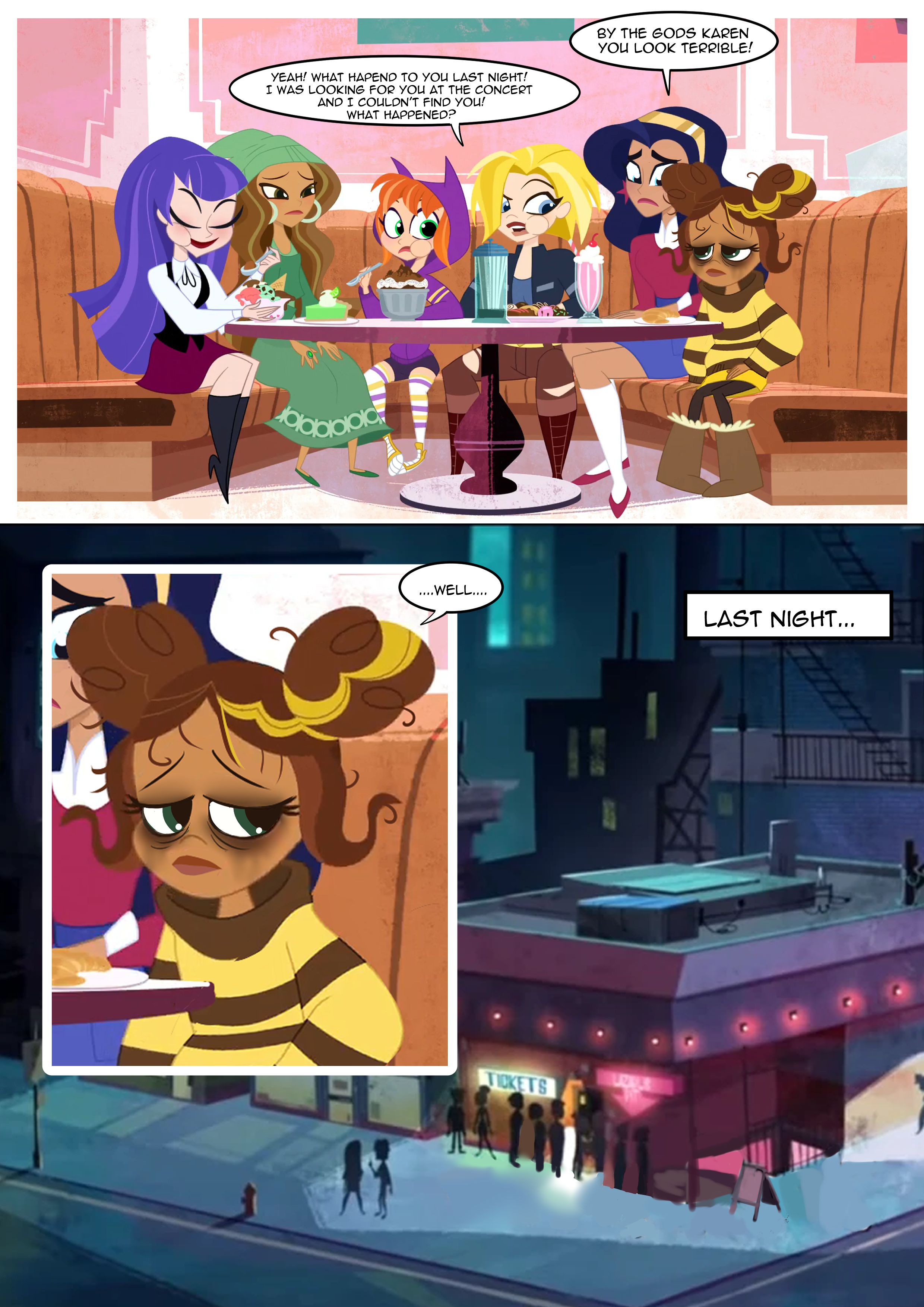 Buzzed and Rocking (DC Super Hero Girls) [PlanZ34] 1 . Buzzed and Rocking - Chapter 1 (DC Super Hero Girls) [PlanZ34] – page 2