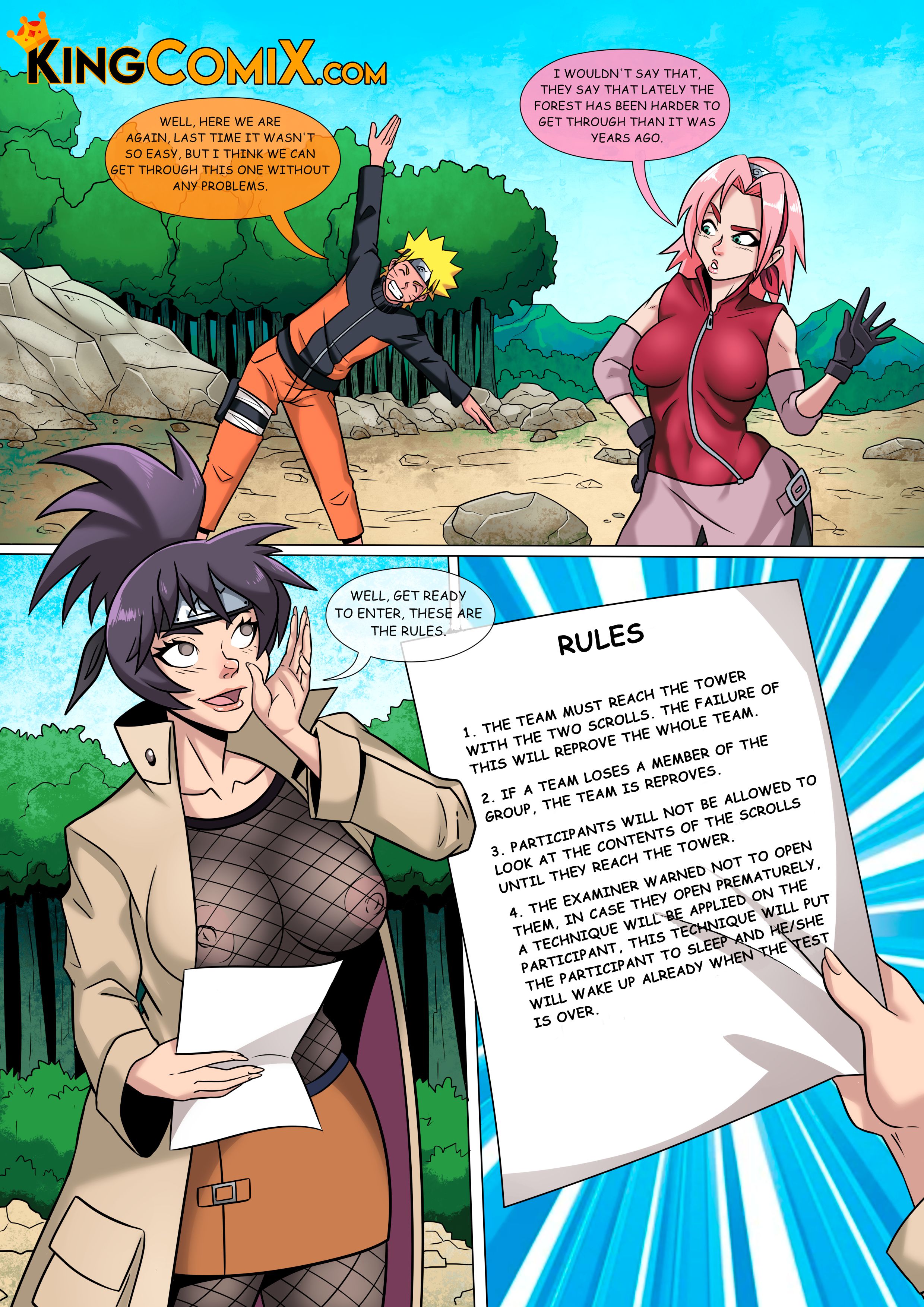Orochimaru’s Secret Jutsu (Naruto) [KingComiX , Crock Comix] 1 . Orochimaru’s Secret Jutsu - Chapter 1 (Naruto) [KingComiX] – page 2