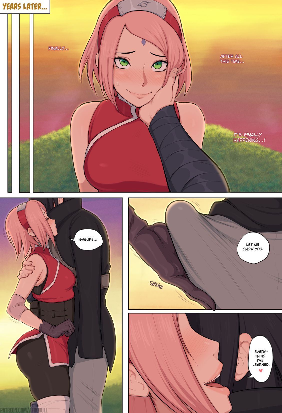 Tsunade Teaches Sakura A Hard Lesson (Naruto) [Afrobull] 1 . Tsunade Teaches Sakura A Hard Lesson - Chapter 1 (Naruto) [Afrobull] – page 16