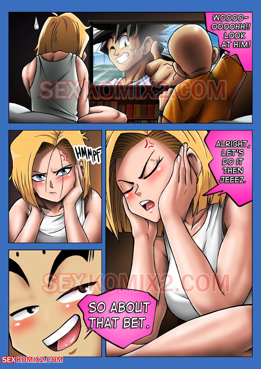 Homerun (Dragon Ball Z) [Echo Saber] 1.5 . Homerun - Colored - Chapter 1 (Dragon Ball Z) [Echo Saber] – page 4