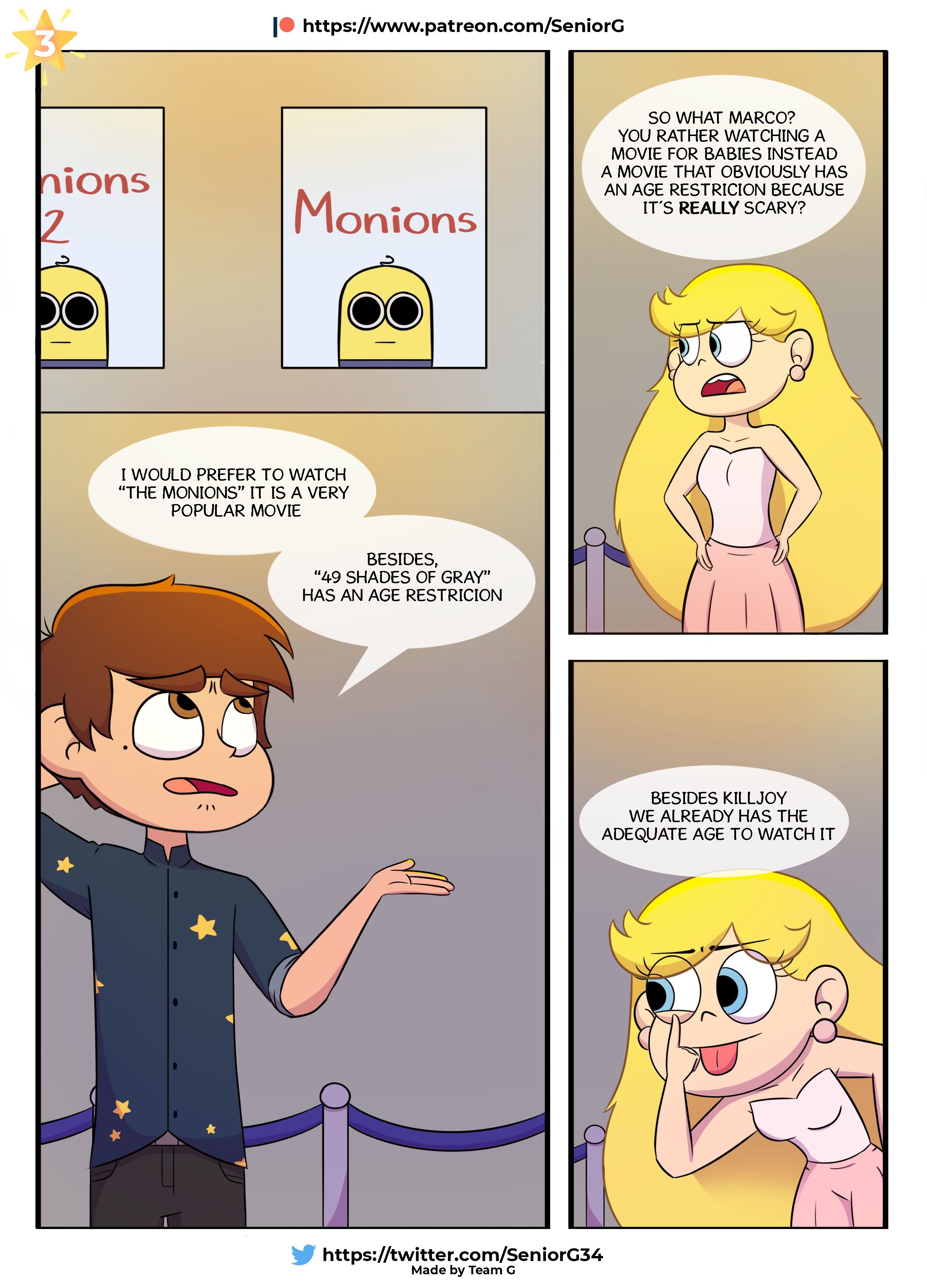 Friendship Thursday (Star vs. The Forces of Evil) [SeniorG] 1 . Friendship Thursday - Chapter 1 (Star vs. The Forces of Evil) [SeniorG] – page 3