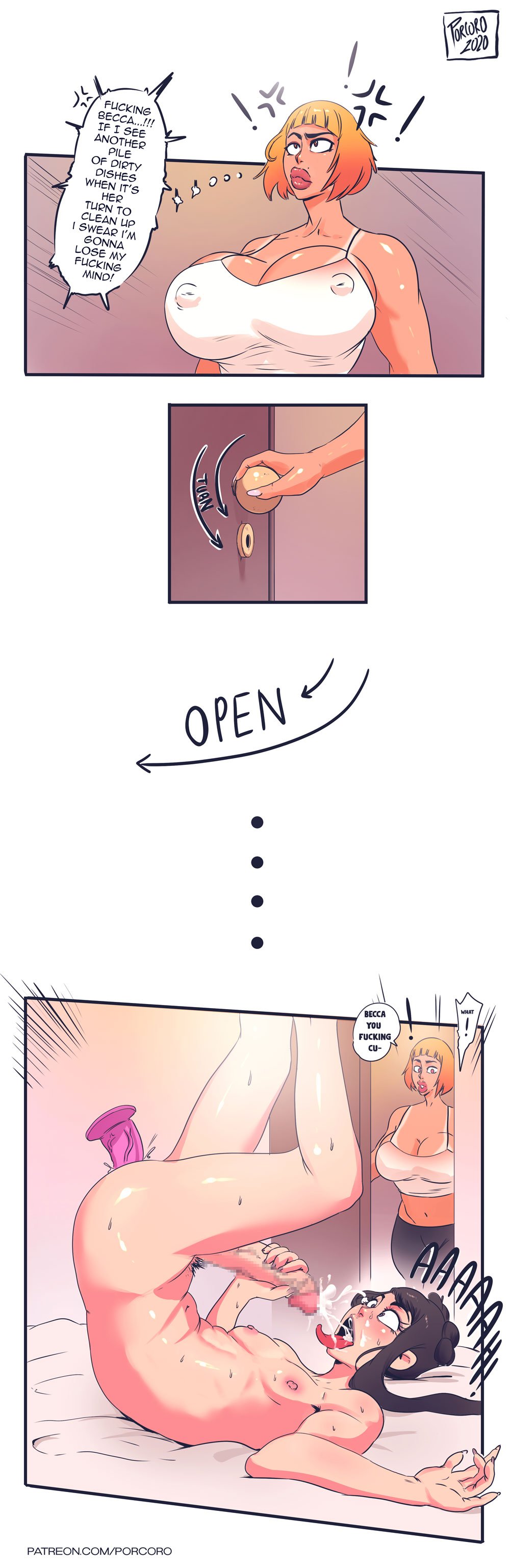 Becca and her Roommate [Porcoro] 1 . Becca and her Roommate - Chapter 1 [Porcoro] – page 2