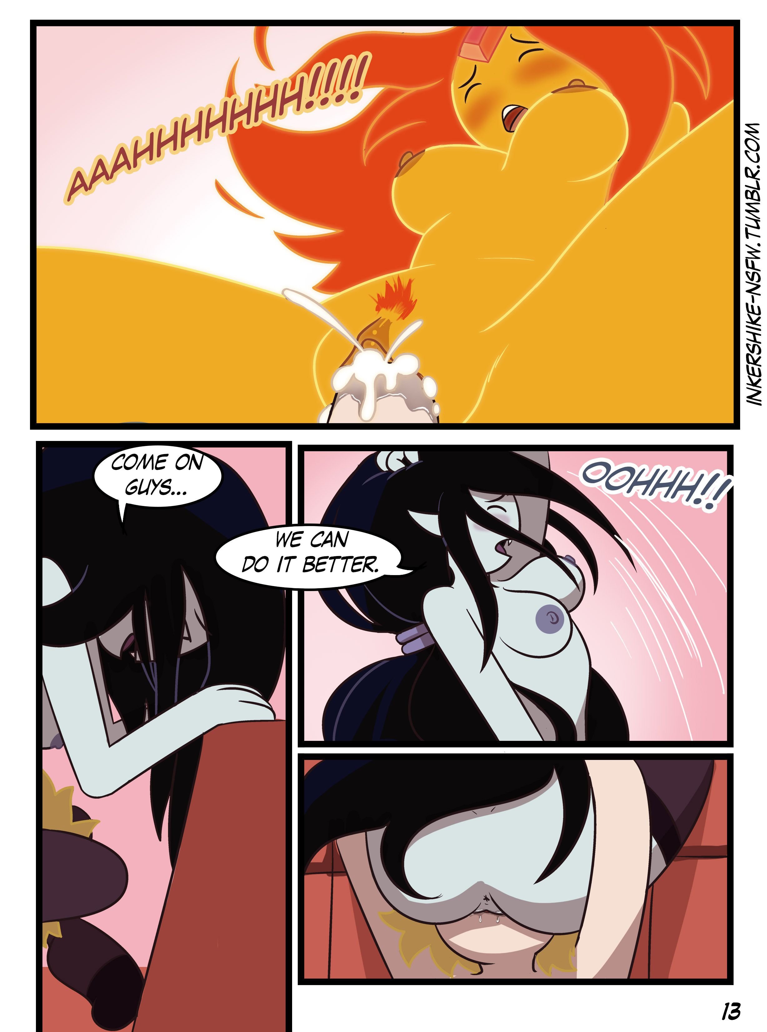 Practice With The Band (Adventure Time) [Inker Comics] 1 . Practice With The Band - Chapter 1 (Adventure Time) [Inker Shike] – page 13