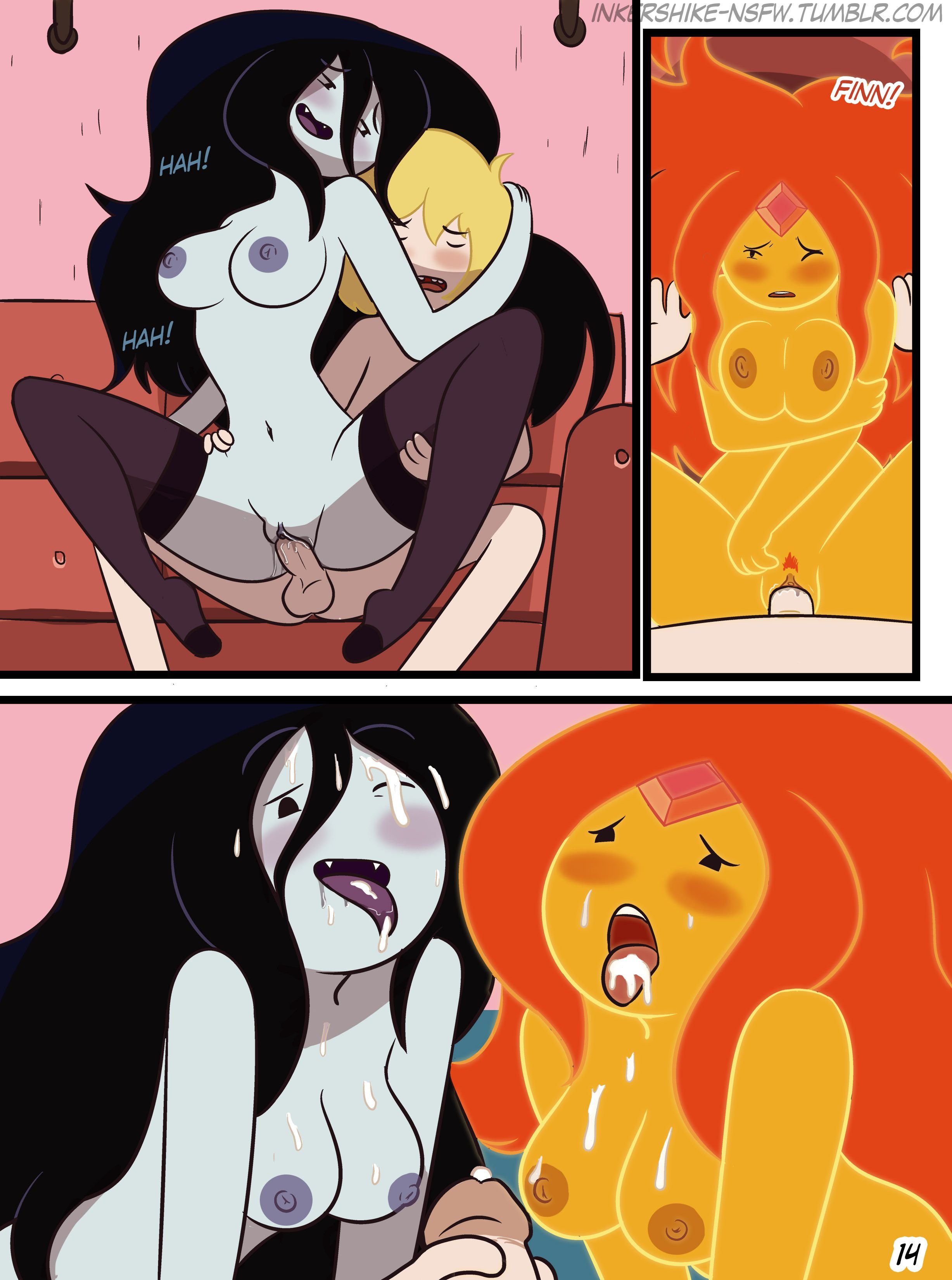 Practice With The Band (Adventure Time) [Inker Comics] 1 . Practice With The Band - Chapter 1 (Adventure Time) [Inker Shike] – page 14