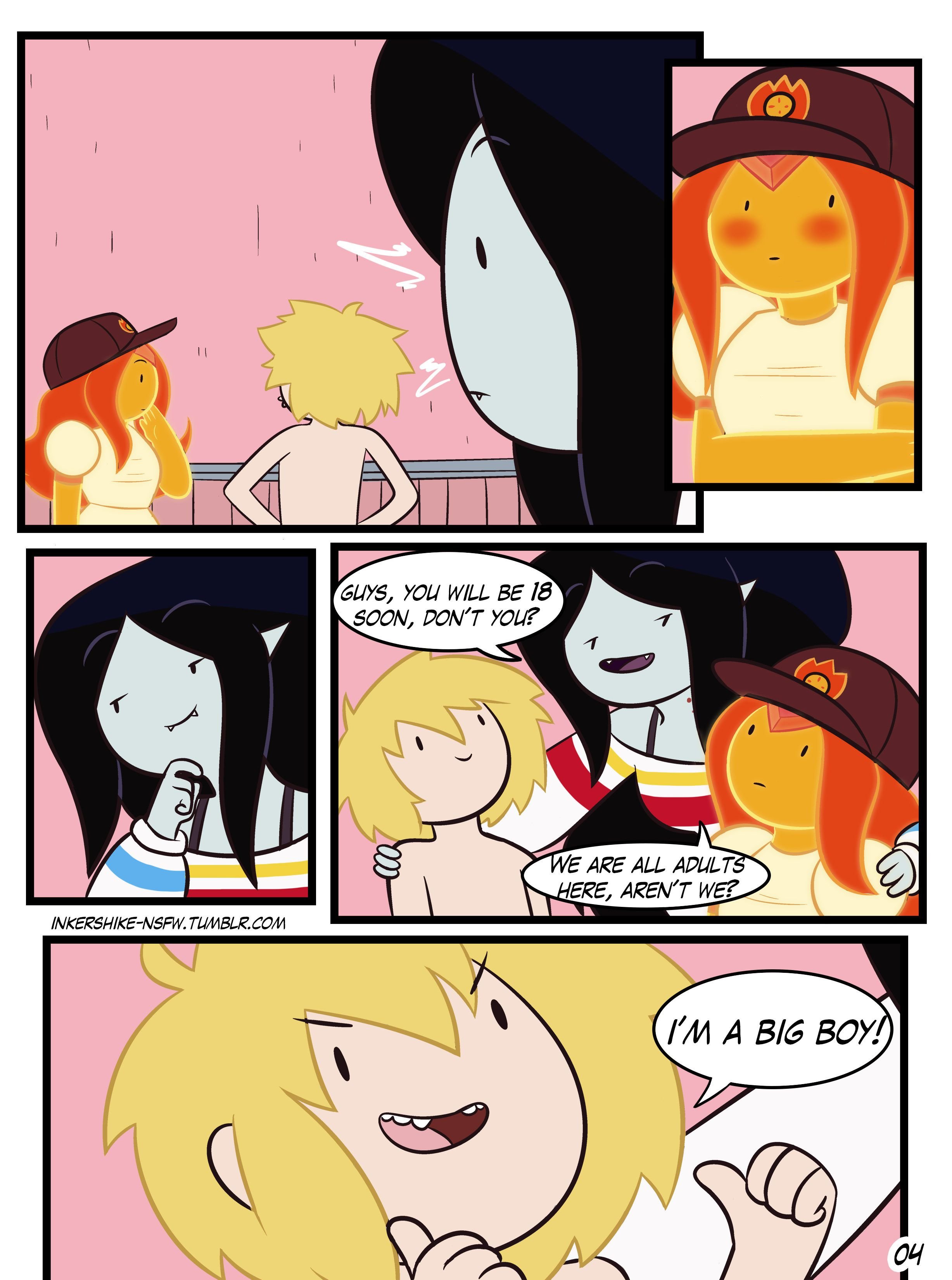 Practice With The Band (Adventure Time) [Inker Comics] 1 . Practice With The Band - Chapter 1 (Adventure Time) [Inker Shike] – page 4