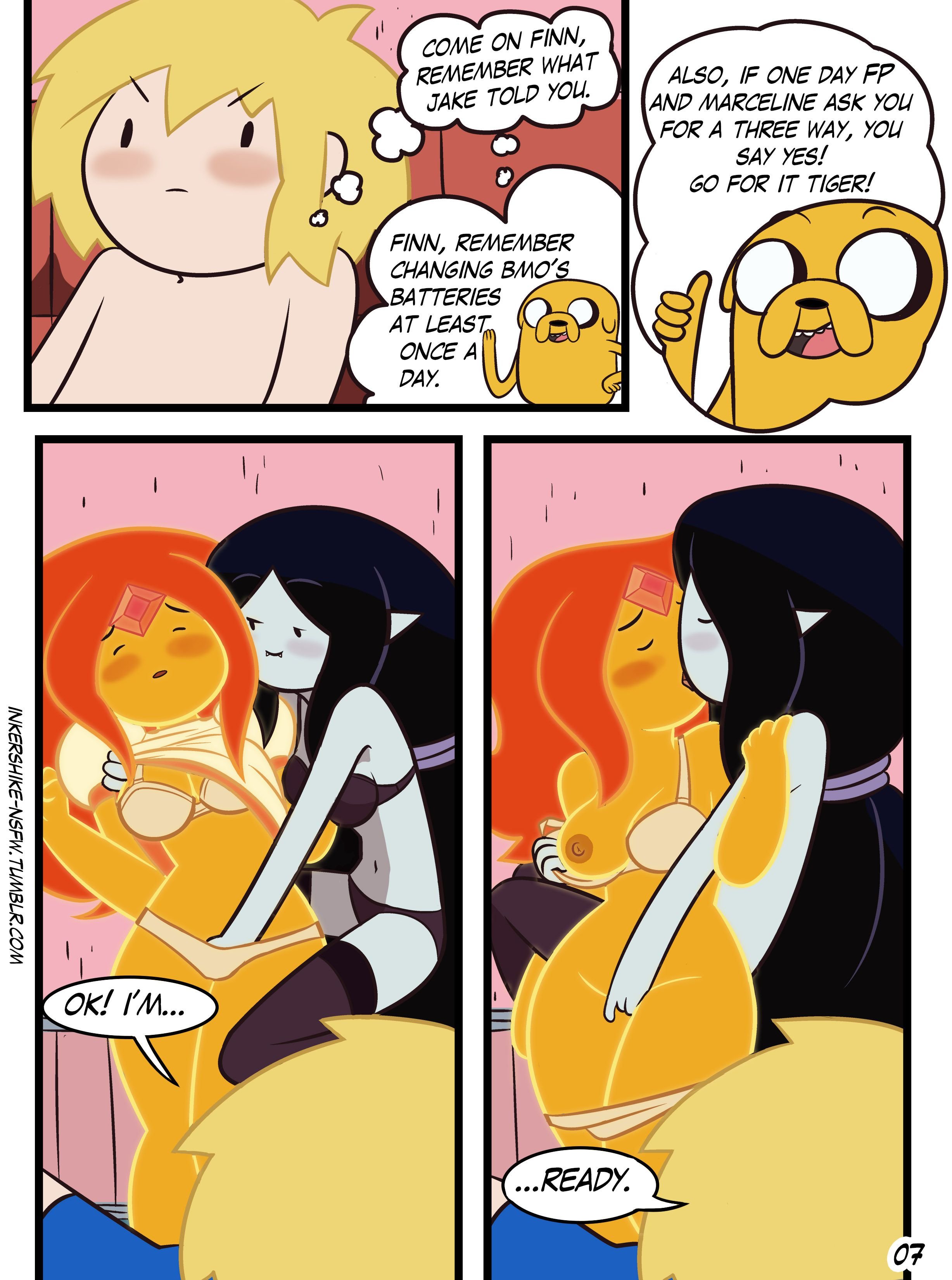 Practice With The Band (Adventure Time) [Inker Comics] 1 . Practice With The Band - Chapter 1 (Adventure Time) [Inker Shike] – page 7