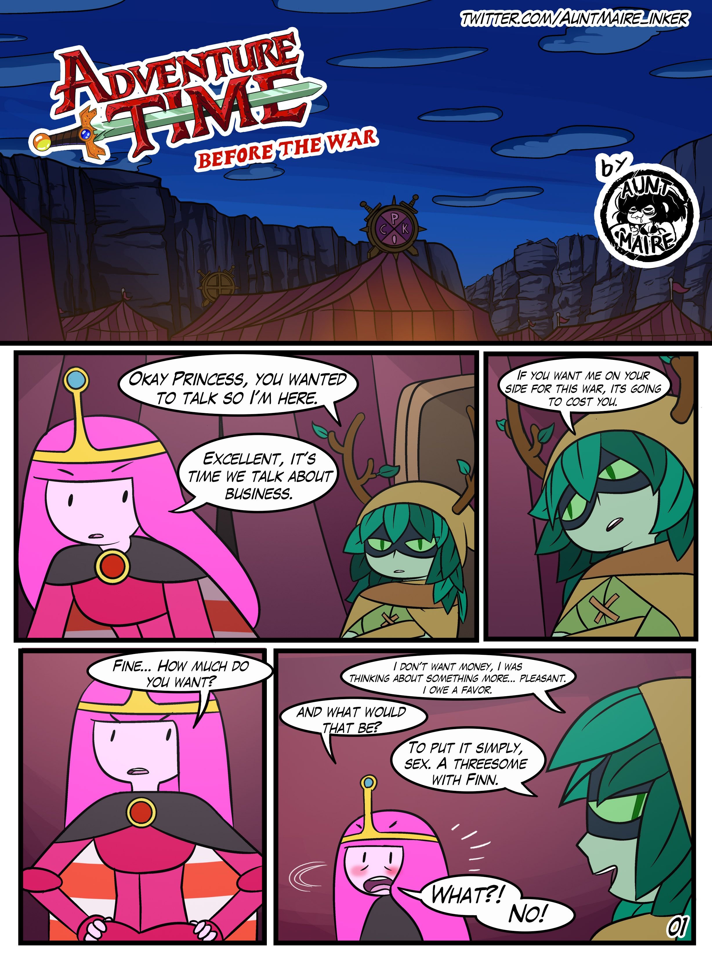 Before the War (Adventure Time) [Inker Comics] 1 . Before the War - Chapter 1 (Adventure Time) [Inker Comics] – page 1