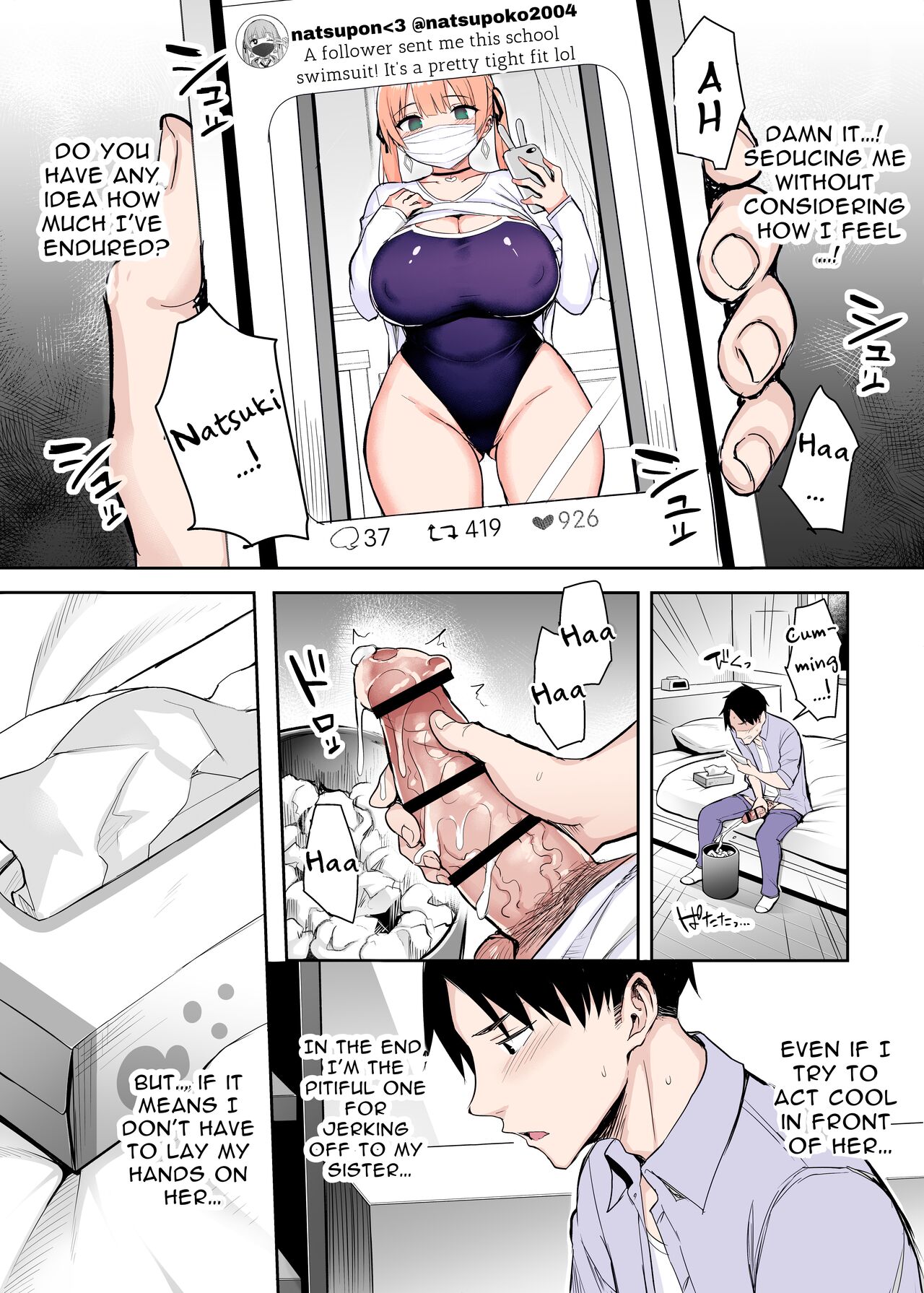 My Younger Sister Who Was a Book Worm Turned Into a Slut With Big Tits, so I…! [Ichinomiya Yuu] 2 . My Younger Sister Who Was a Book Worm Turned Into a Slut With Big Tits, so I...! - Chapter 2 [Ichinomiya Yuu] – page 9