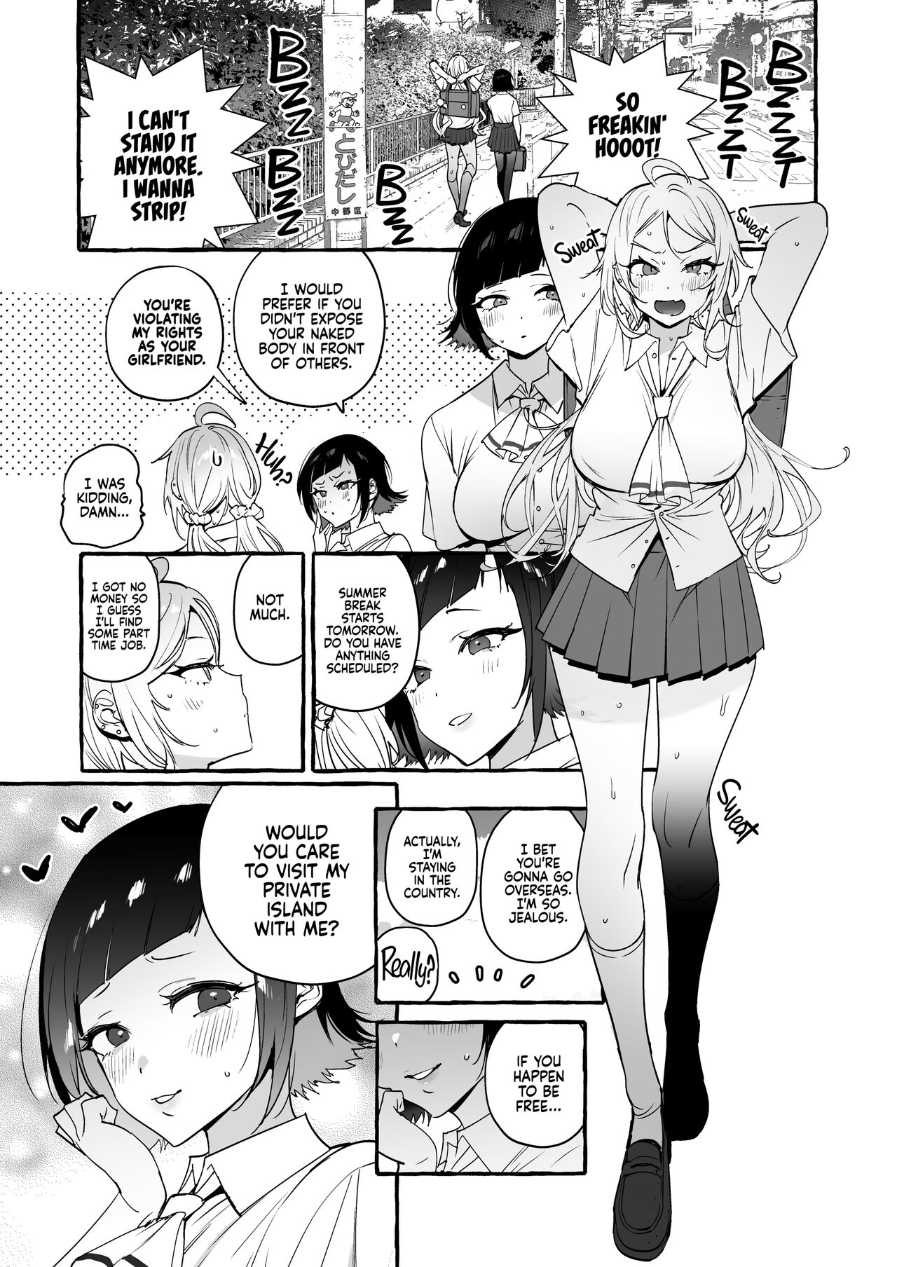 Straight Girl Meets Futa [Itami] 2.5 . Straight Girl Meets Futa - Vacation Arc - Chapter 2.5 [Itami] – page 3