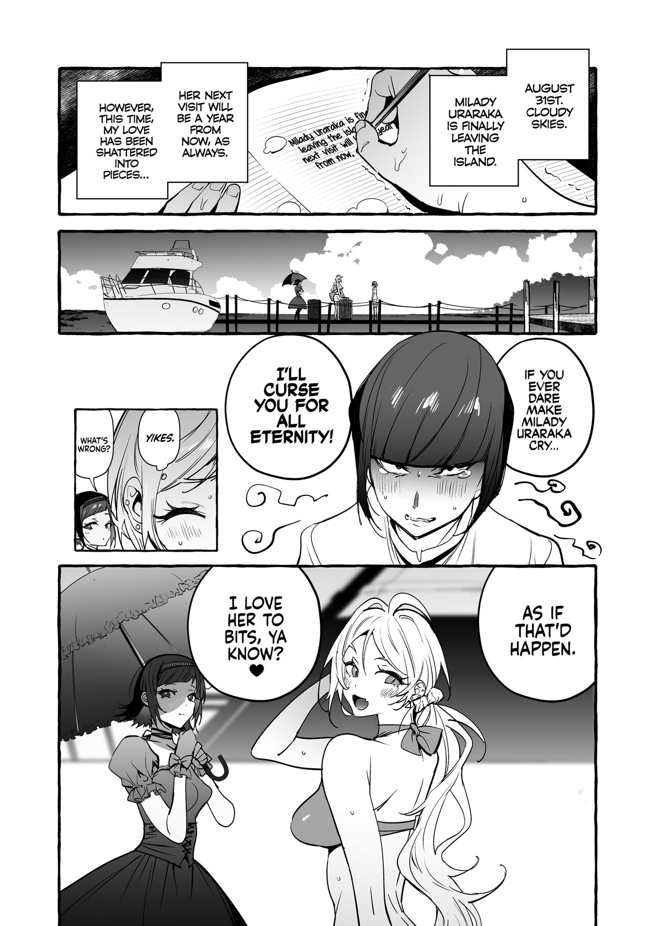 Straight Girl Meets Futa [Itami] 2.5 . Straight Girl Meets Futa - Vacation Arc - Chapter 2.5 [Itami] – page 36