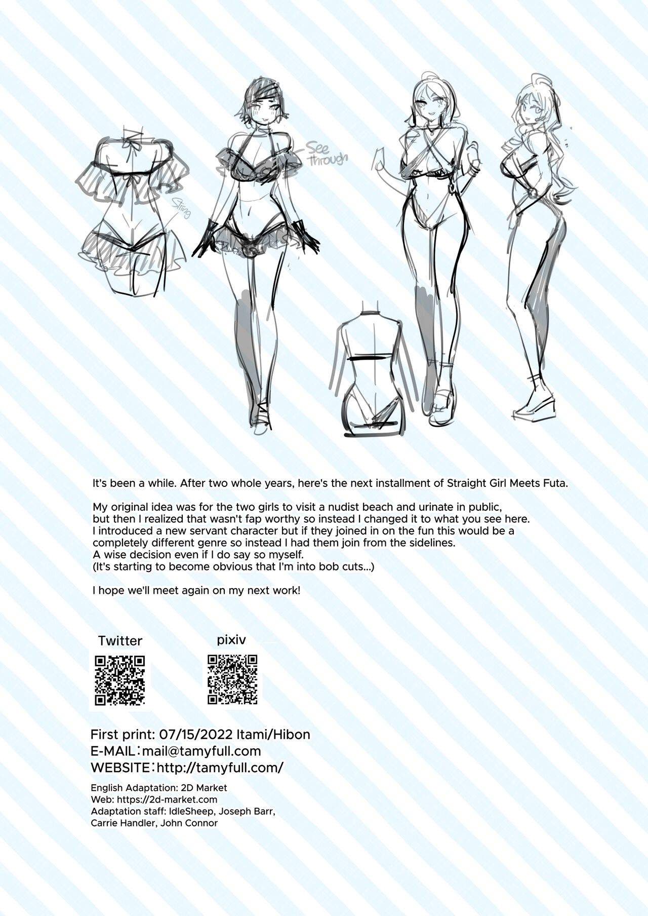 Straight Girl Meets Futa [Itami] 2.5 . Straight Girl Meets Futa - Vacation Arc - Chapter 2.5 [Itami] – page 38