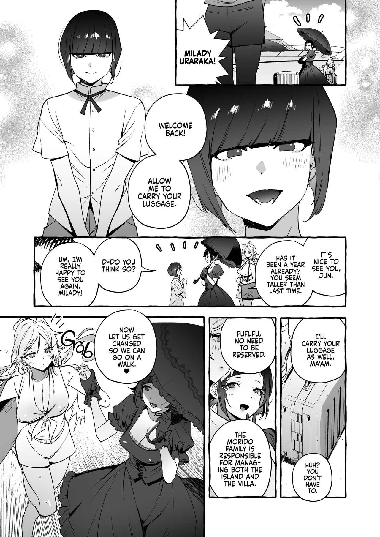 Straight Girl Meets Futa [Itami] 2.5 . Straight Girl Meets Futa - Vacation Arc - Chapter 2.5 [Itami] – page 5
