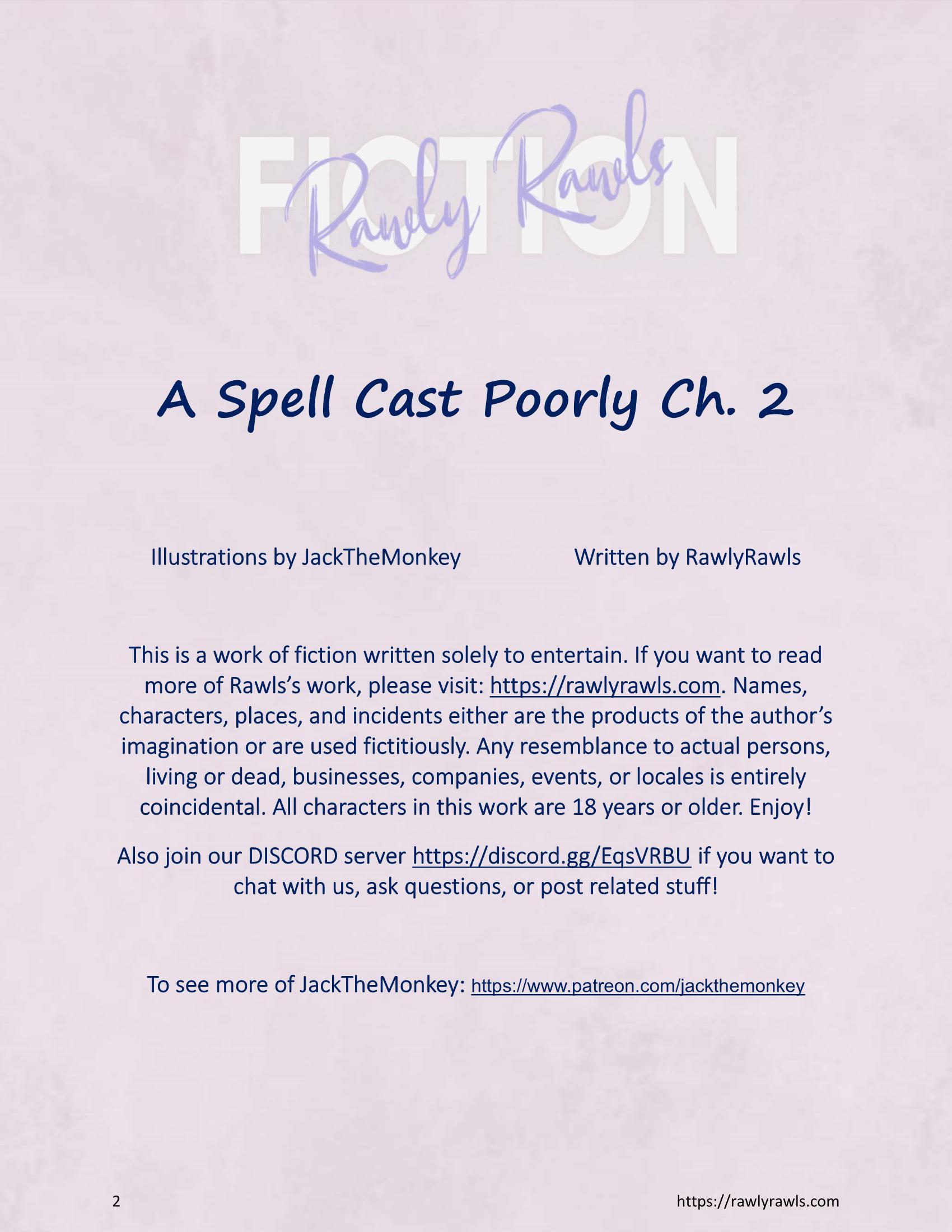 A Spell Cast Poorly [RawlyRawls , JackTheMonkey] 2 . A Spell Cast Poorly - Chapter 2 [RawlyRawls , JackTheMonkey] – page 2