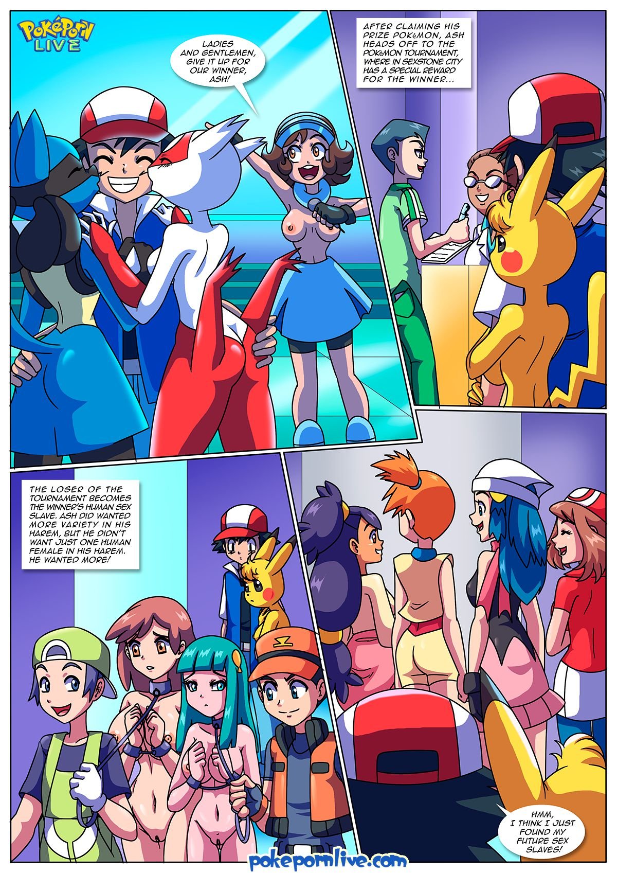 The Pokemon Master (Pokemon) [Palcomix] 1 . The Pokemon Master - Chapter 1 (Pokemon) [Palcomix] – page 16