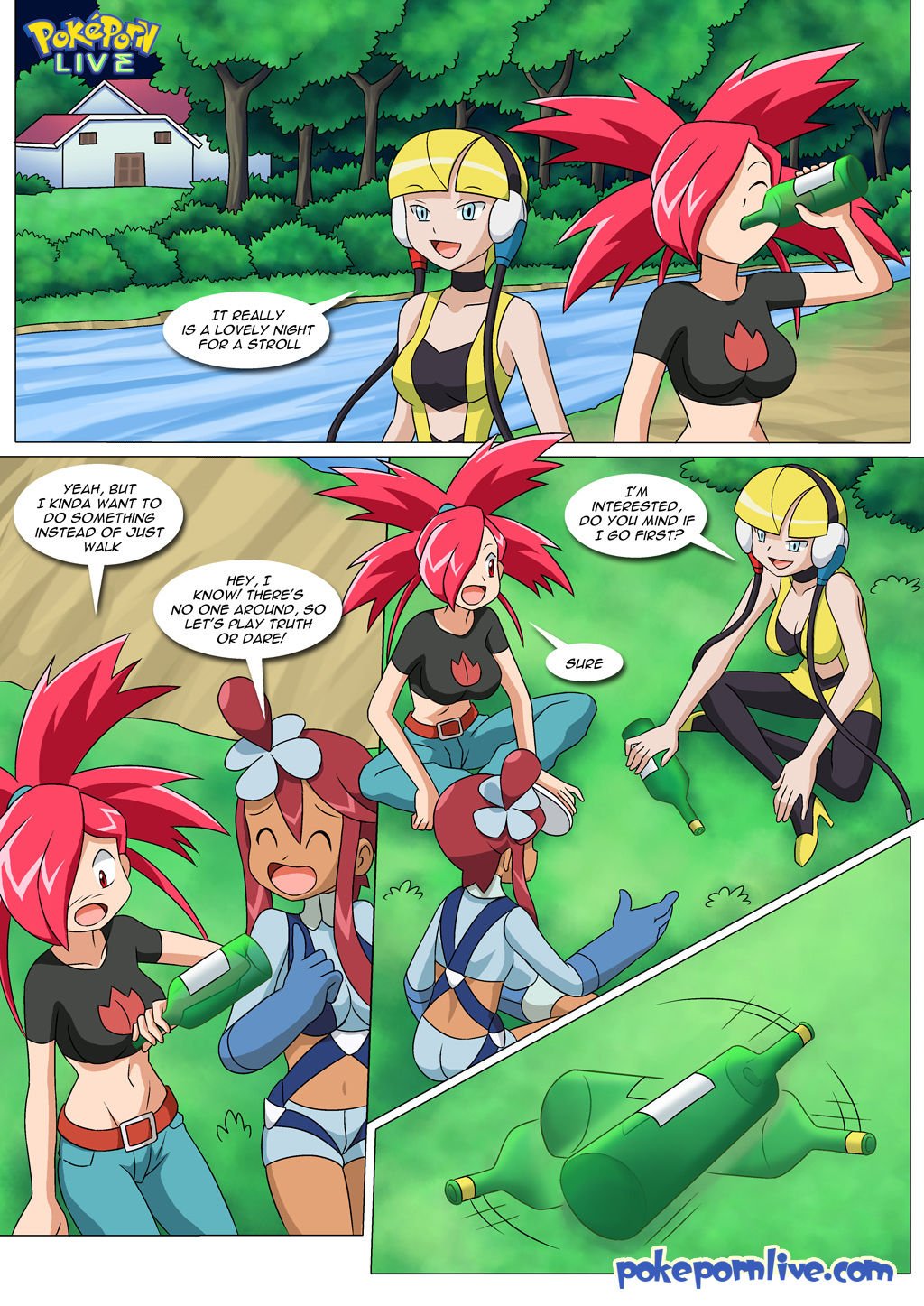 Truth Or Dare (Pokemon) [Palcomix] 1 . Truth Or Dare - Chapter 1 (Pokemon) [Palcomix] – page 4