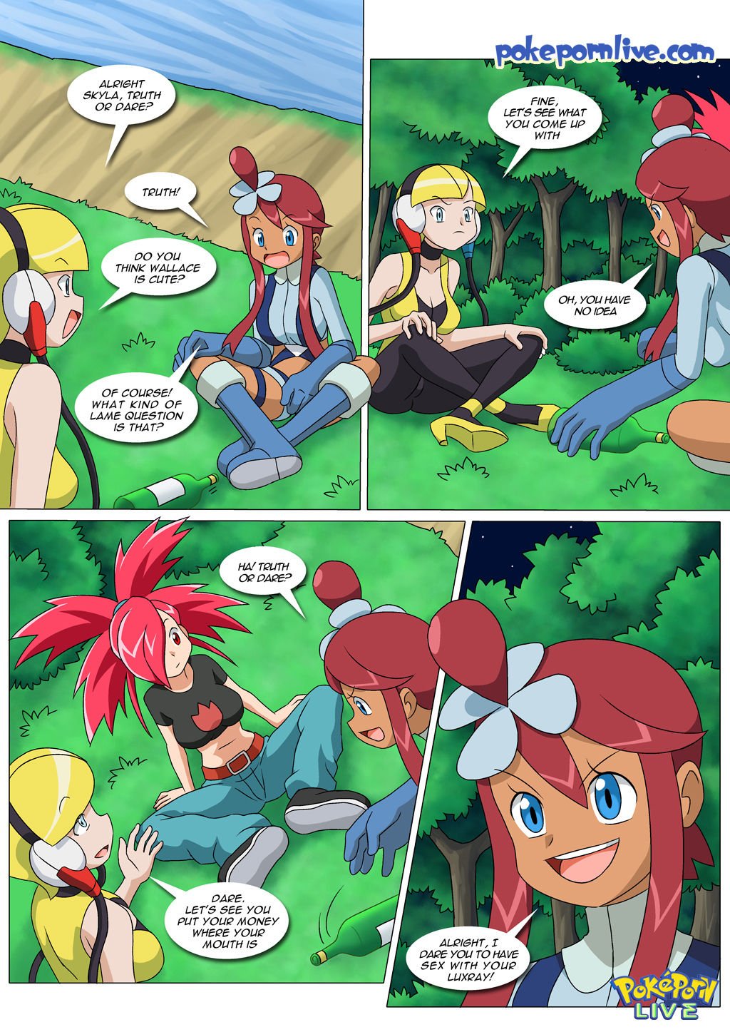 Truth Or Dare (Pokemon) [Palcomix] 1 . Truth Or Dare - Chapter 1 (Pokemon) [Palcomix] – page 5