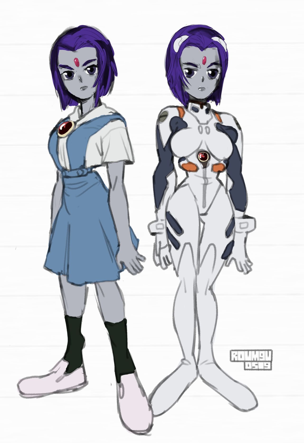 Raven’s thickness (Teen Titans) [Roumgu] 1 . Raven's thickness  - Chapter 1(Teen Titans) [Roumgu] – page 2