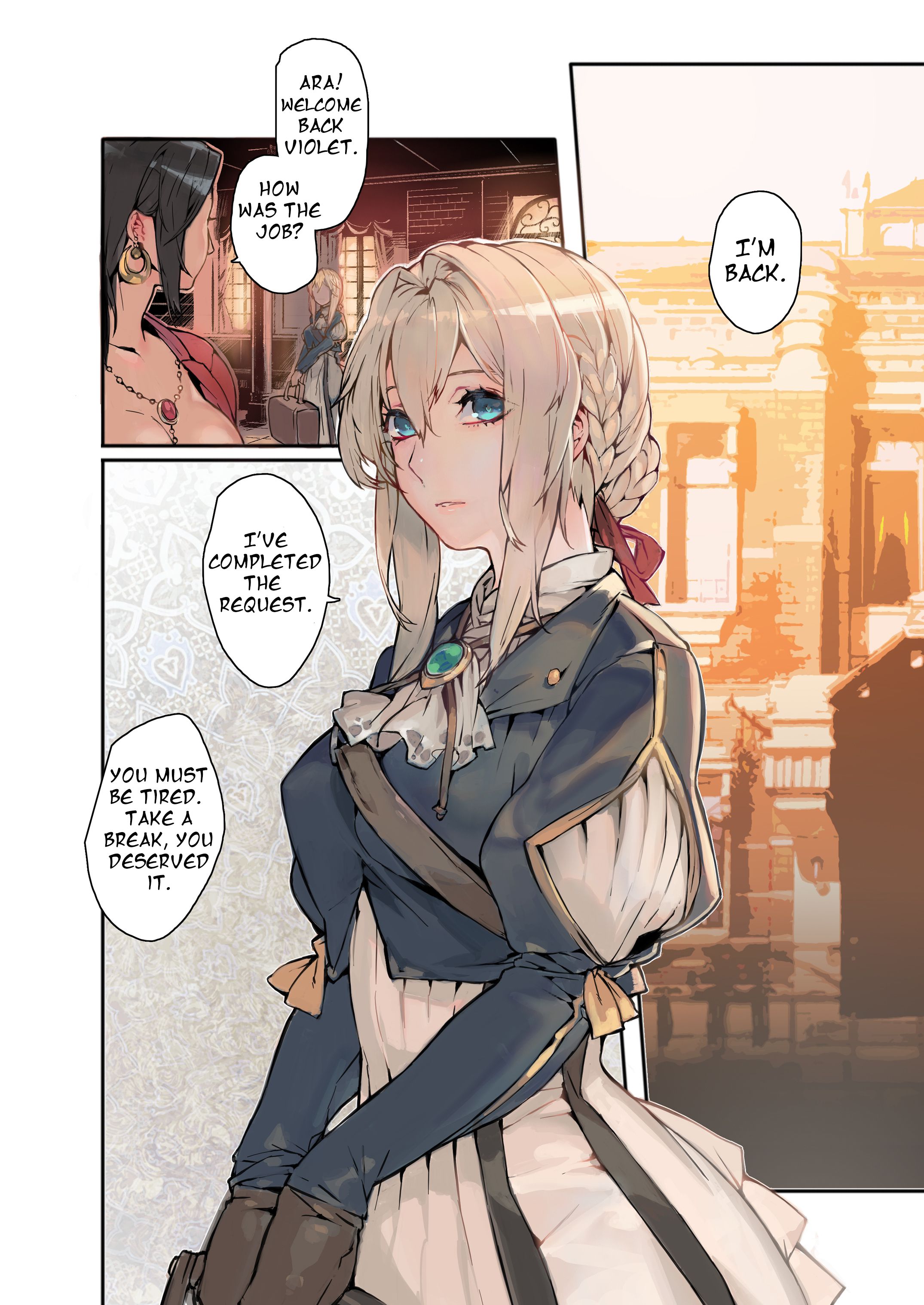 Dreaming Garden (Violet Evergarden) [Aoin] 1 . Dreaming Garden - Chapter 1 (Violet Evergarden) [Aoin] – page 3